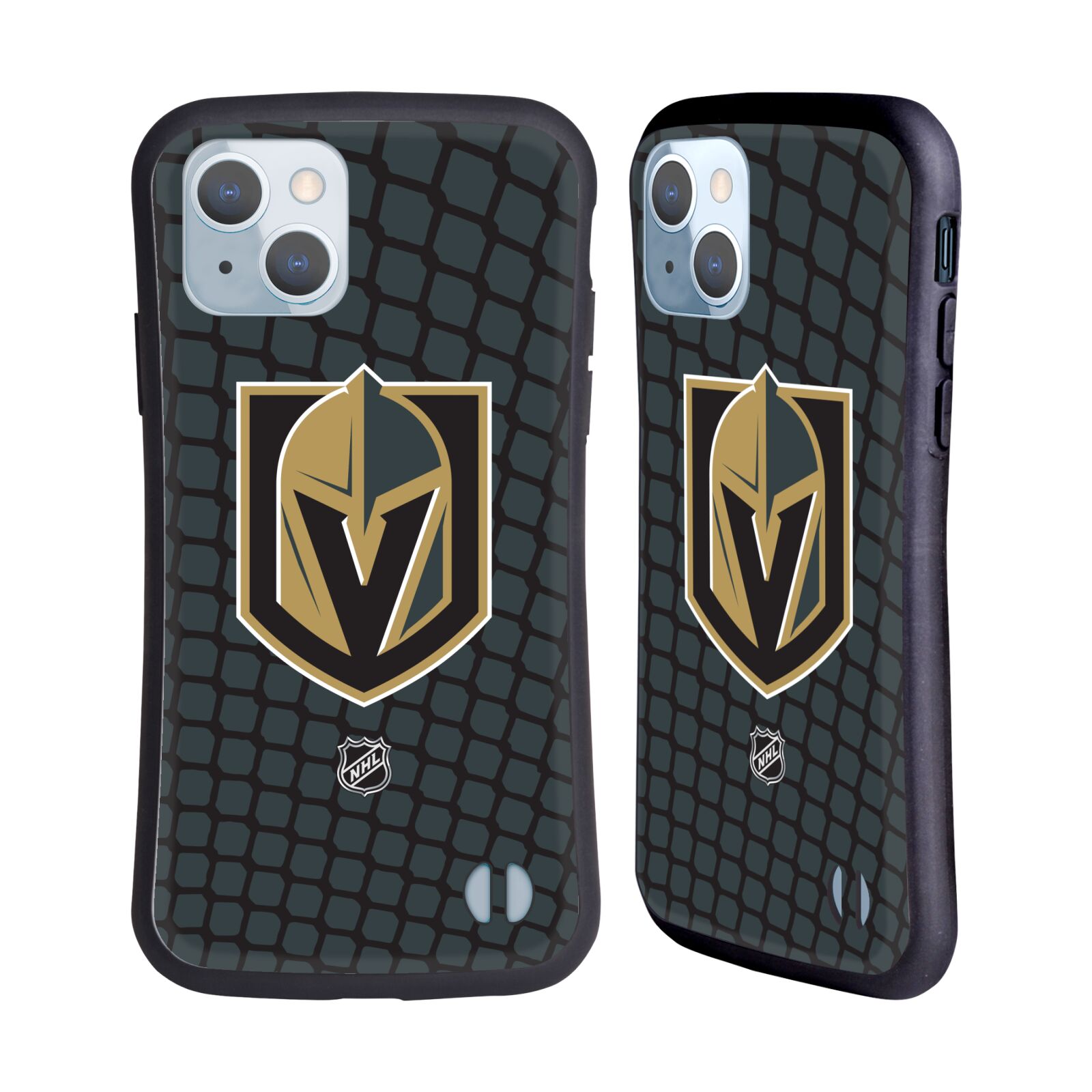 Obal na mobil Apple iPhone 14 - HEAD CASE - NHL - Branková síť Las Vegas Golden Knights