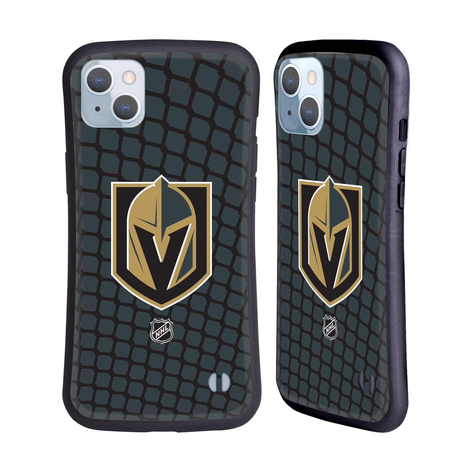 Obal na mobil Apple iPhone 14 PLUS - HEAD CASE - NHL - Branková síť Las Vegas Golden Knights