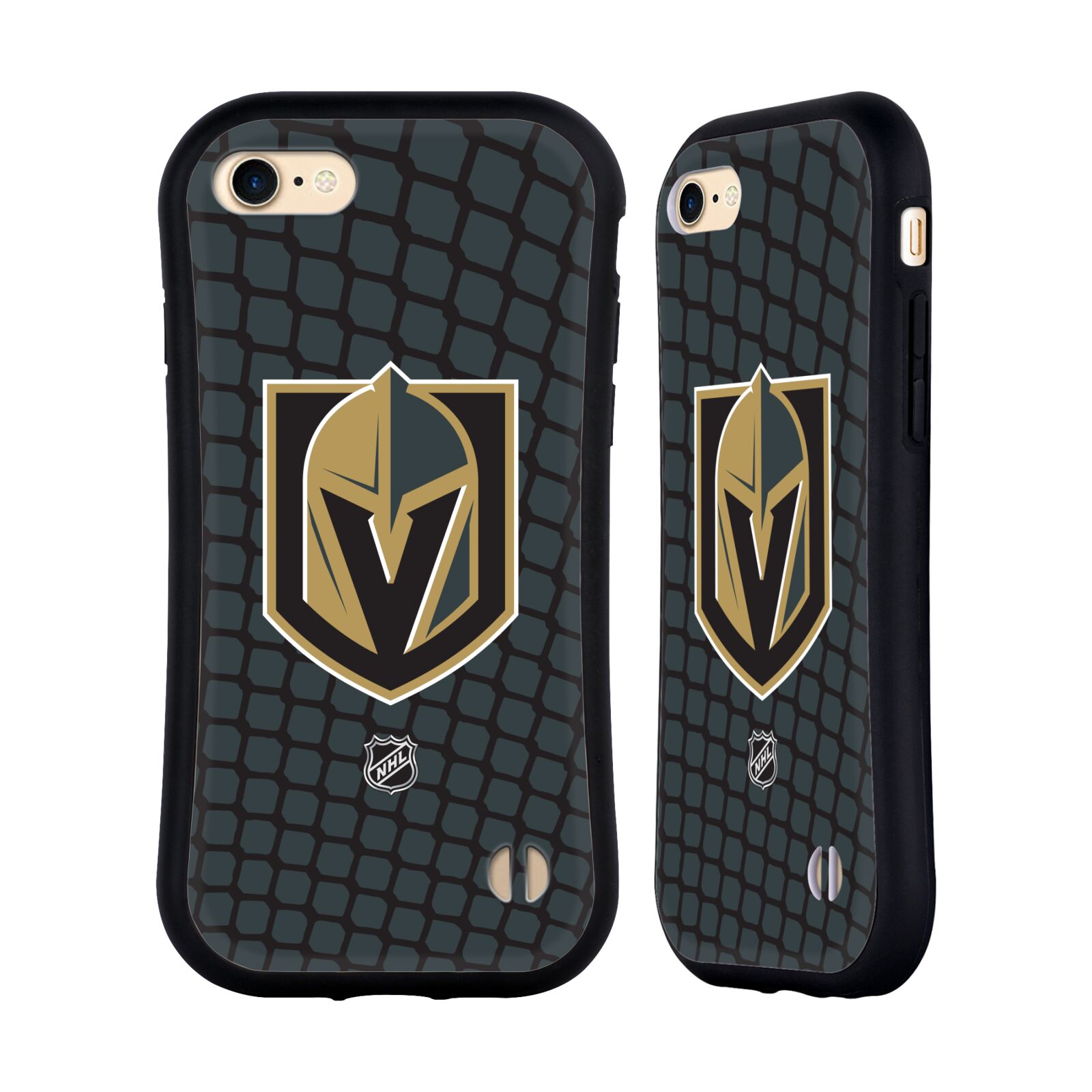 Obal na mobil Apple iPhone 7/8, SE 2020 - HEAD CASE - NHL - Branková síť Las Vegas Golden Knights