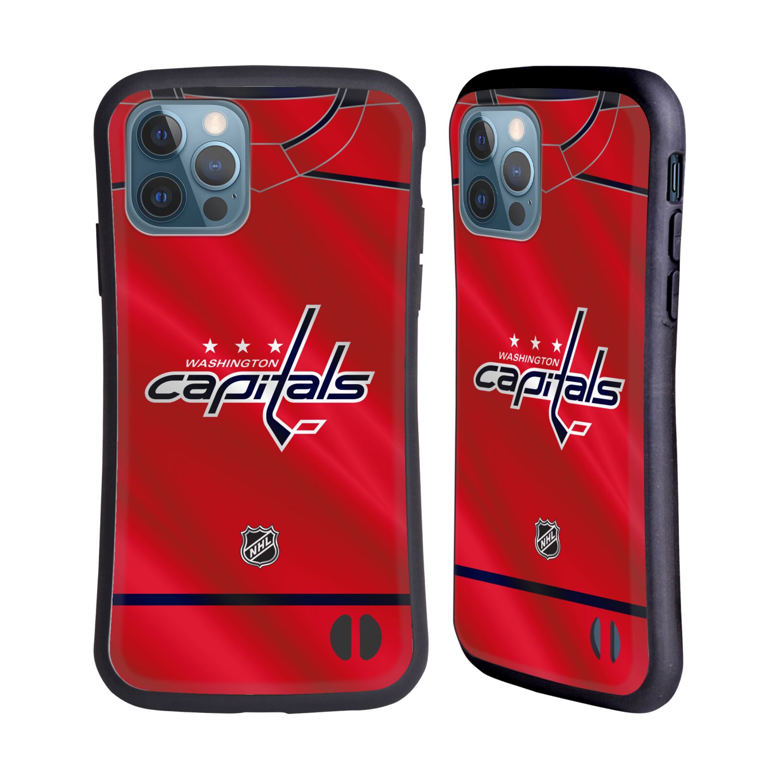 Obal na mobil Apple iPhone 12 / 12 PRO - HEAD CASE - NHL - dres Washington Capitals