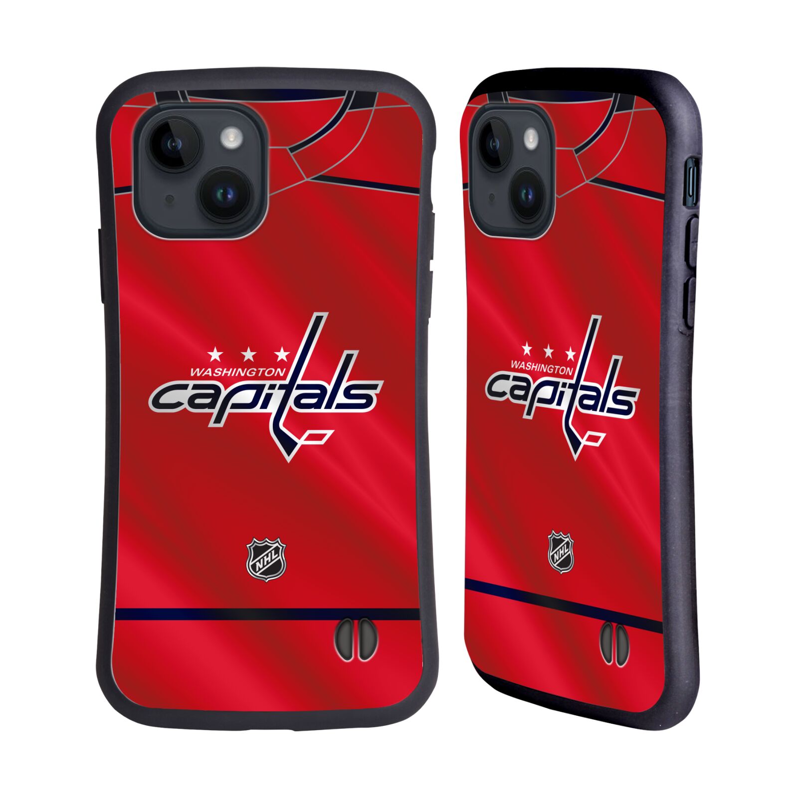 Obal na mobil Apple iPhone 15 - HEAD CASE - NHL - dres Washington Capitals