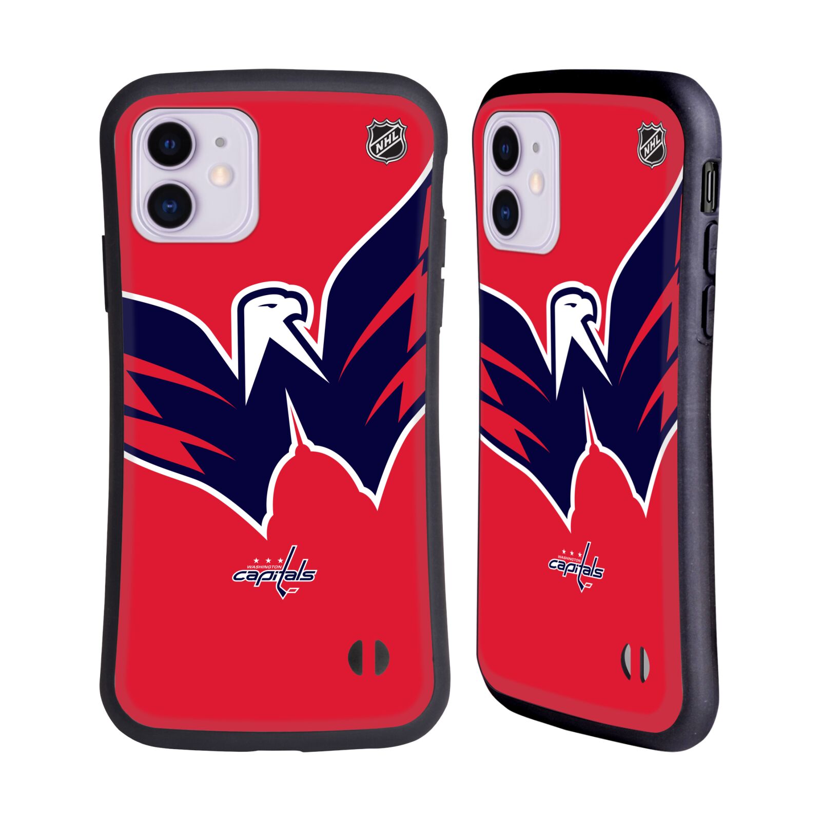 Obal na mobil Apple iPhone 11 - HEAD CASE - NHL - Velký znak dres Washington Capitals