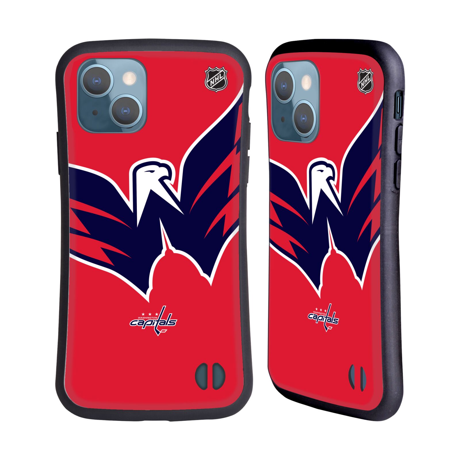 Obal na mobil Apple iPhone 13 - HEAD CASE - NHL - Velký znak dres Washington Capitals