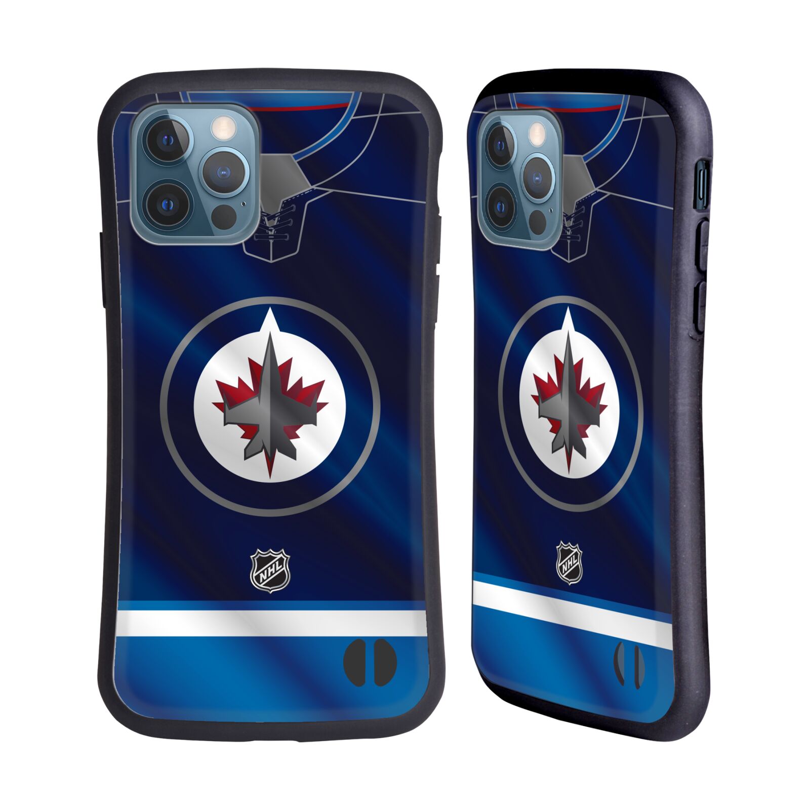 Obal na mobil Apple iPhone 12 / 12 PRO - HEAD CASE - NHL - Winnipeg Jets