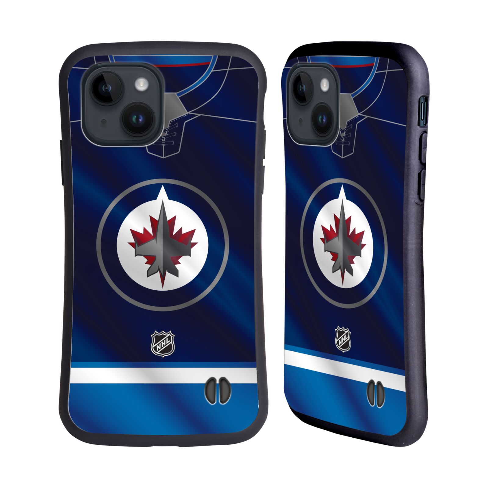 Obal na mobil Apple iPhone 15 - HEAD CASE - NHL - Winnipeg Jets
