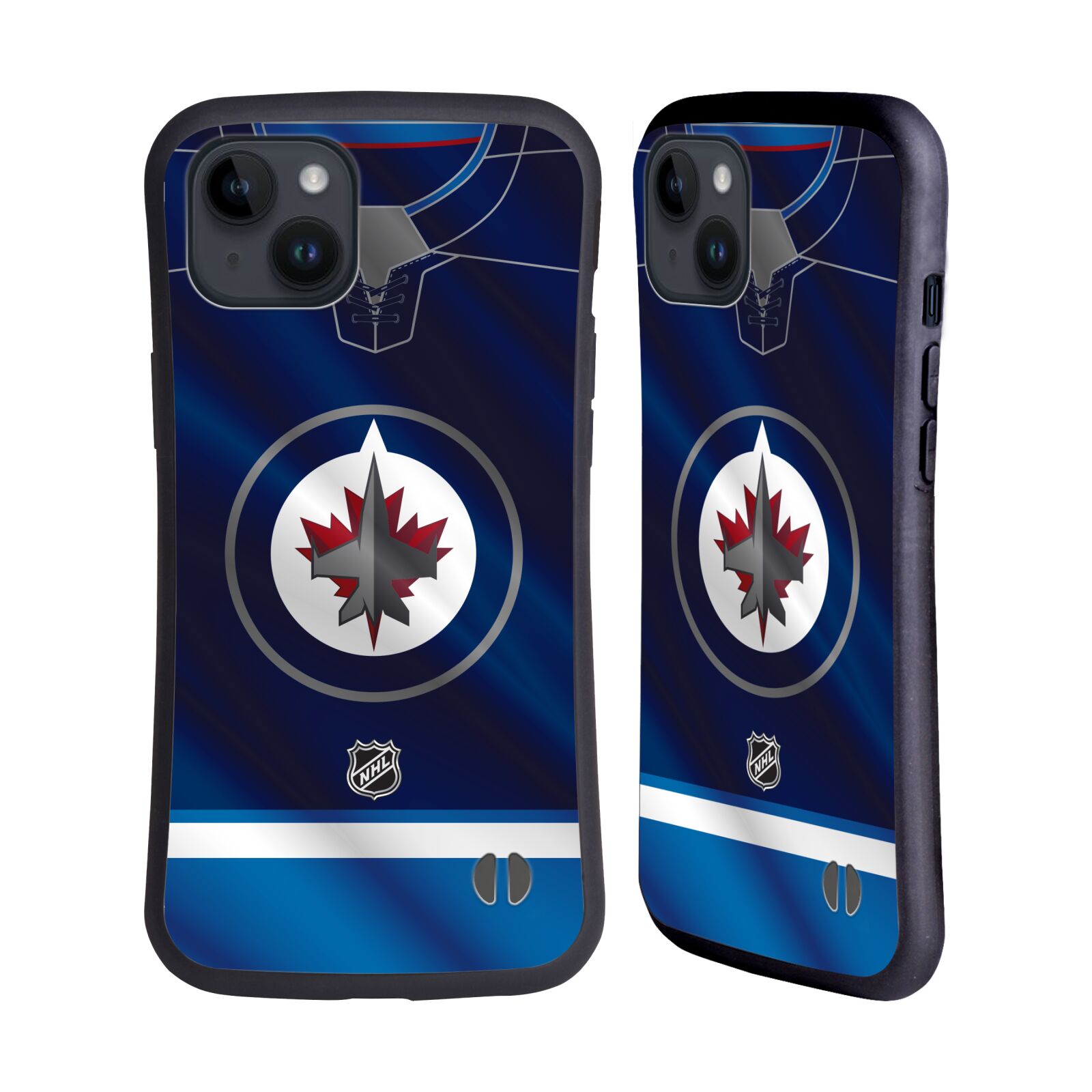 Obal na mobil Apple iPhone 15 PLUS - HEAD CASE - NHL - Winnipeg Jets