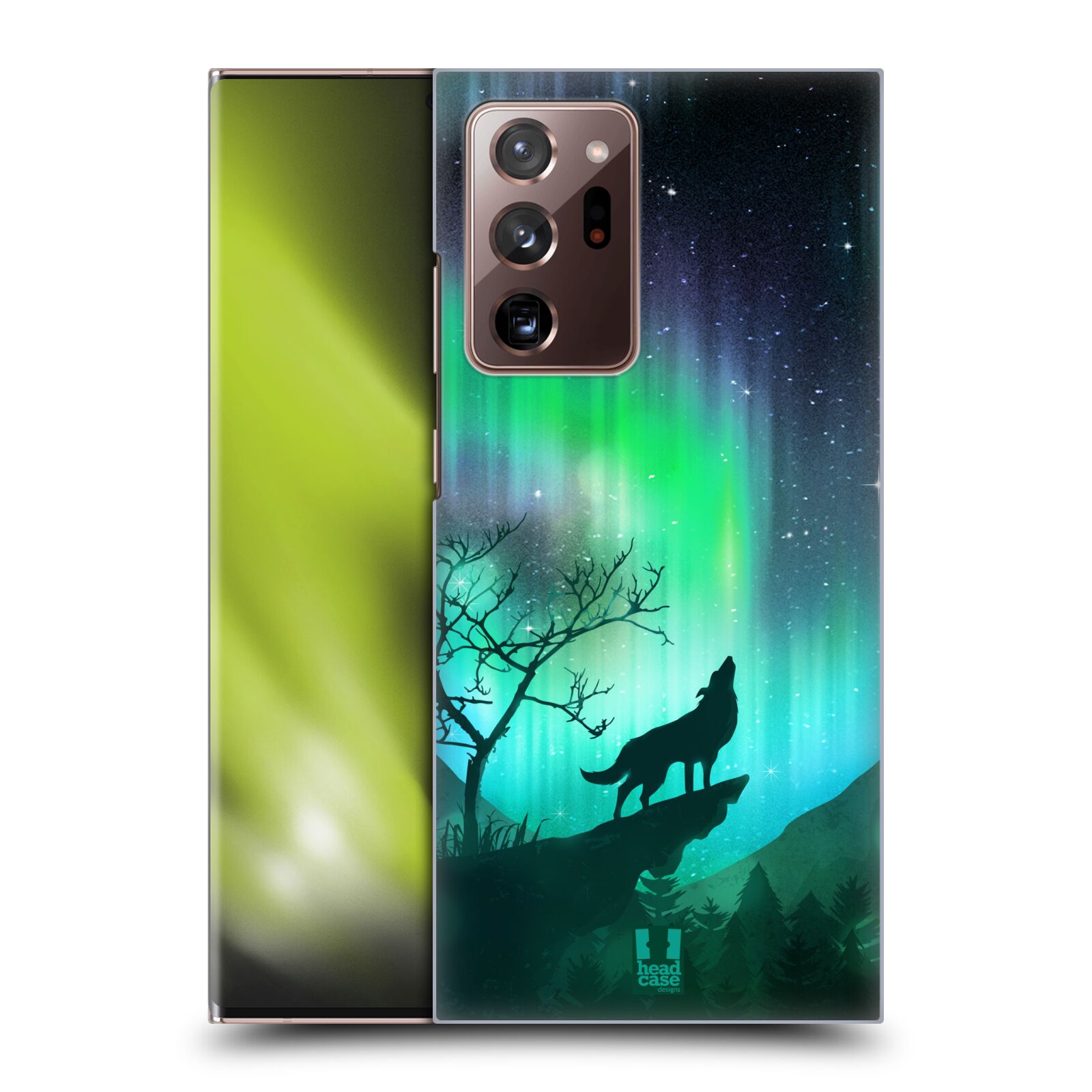 Zadní obal pro mobil Samsung Galaxy Note 20 ULTRA - HEAD CASE - Polární záře vlk