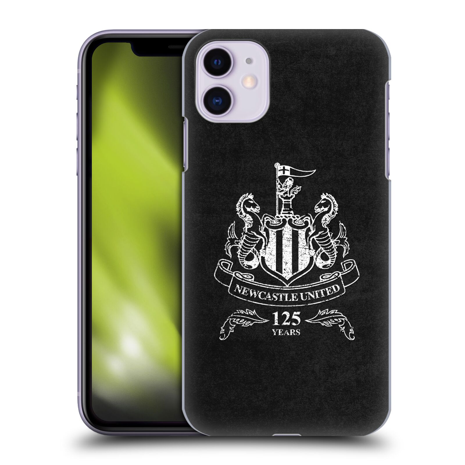 Zadní obal pro mobil Apple Iphone 11 - HEAD CASE - Fotbalové týmy - Newcastle United FC - černá