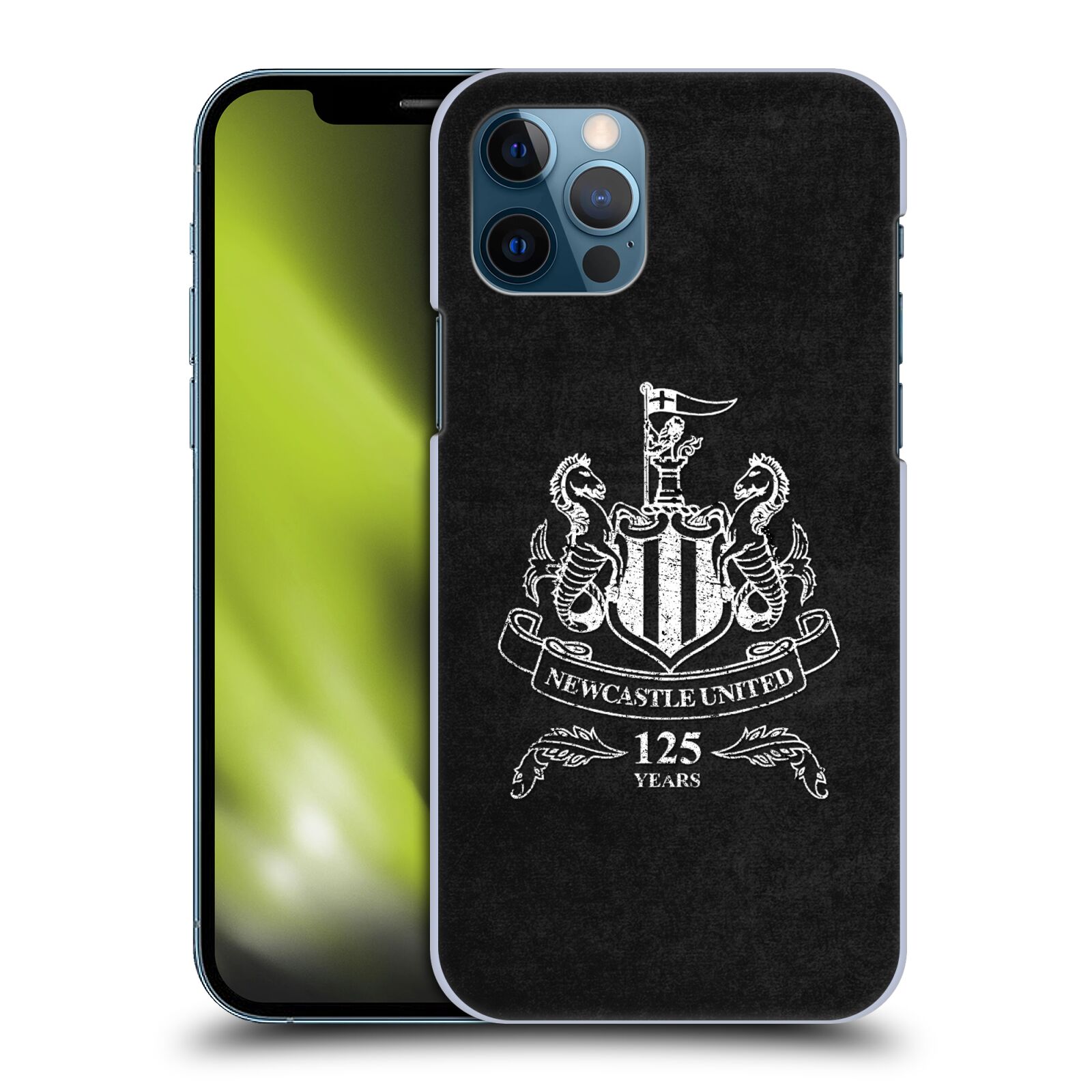 Zadní obal pro mobil Apple iPhone 12 / iPhone 12 Pro - HEAD CASE - Fotbalové týmy - Newcastle United FC - černá