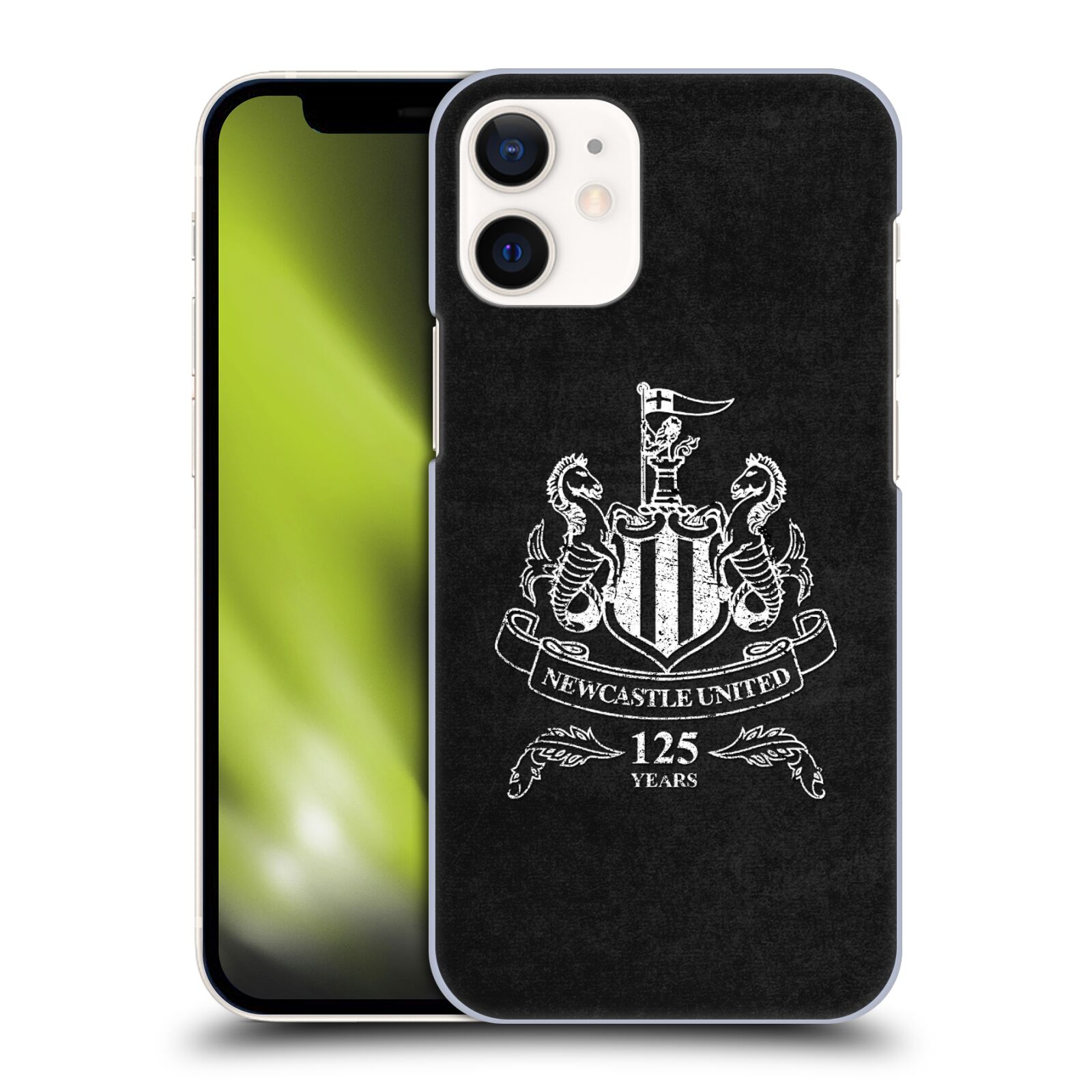 Zadní obal pro mobil Apple iPhone 12 MINI - HEAD CASE - Fotbalové týmy - Newcastle United FC - černá