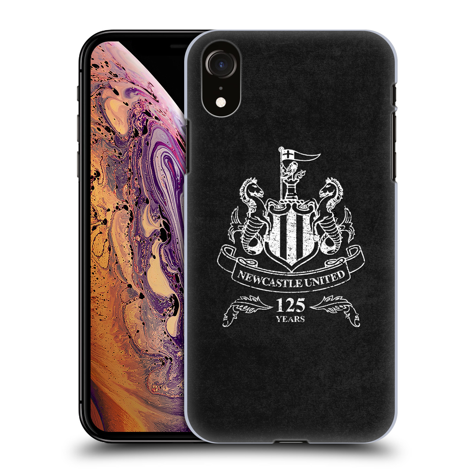 Zadní obal pro mobil Apple Iphone XR - HEAD CASE - Fotbalové týmy - Newcastle United FC - černá