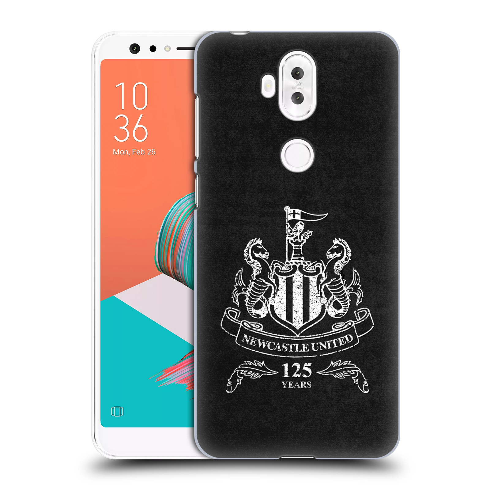 Zadní obal pro mobil Asus Zenfone 5 Lite ZC600KL - HEAD CASE - Fotbalové týmy - Newcastle United FC - černá
