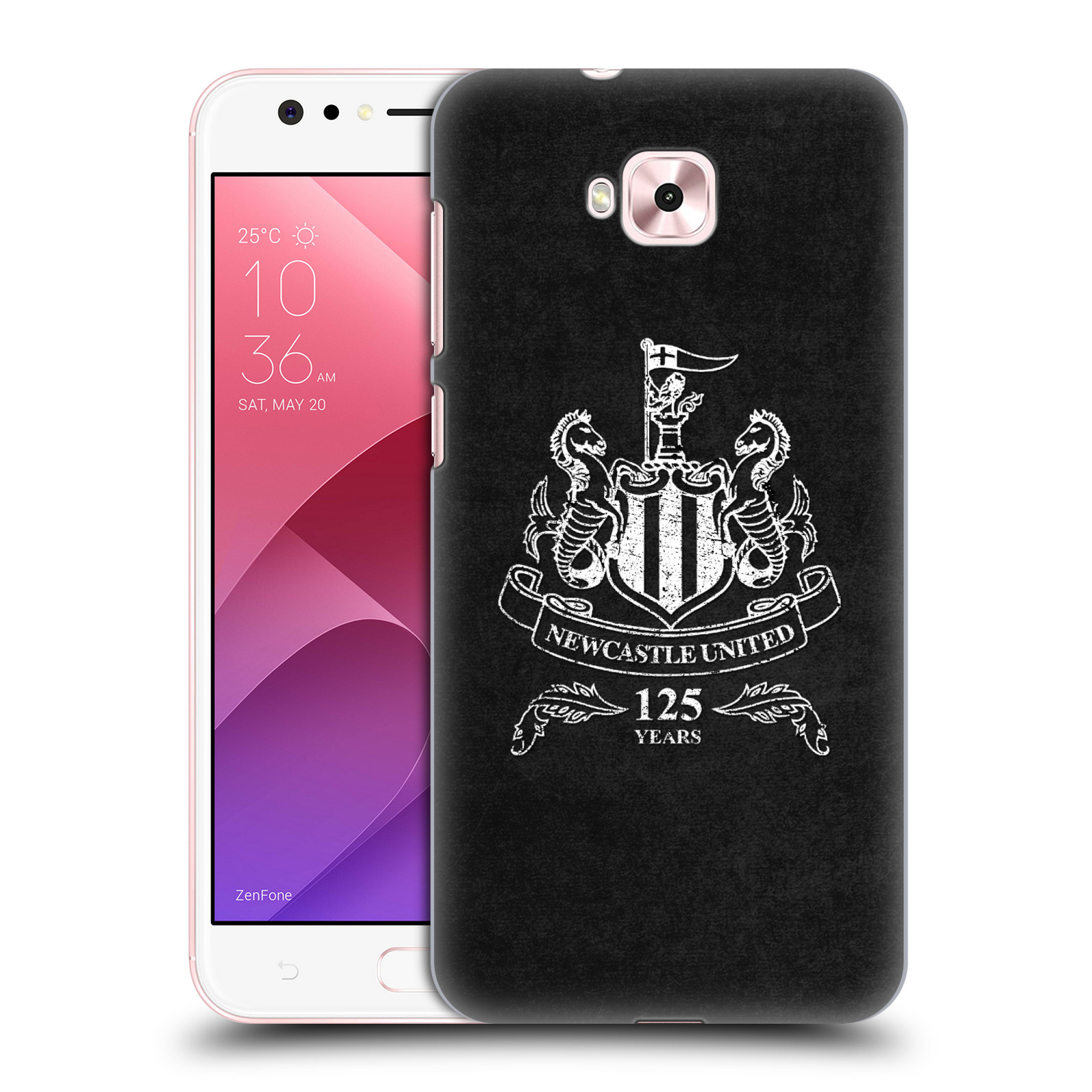 Zadní obal pro mobil Asus Zenfone 4 Selfie ZD553KL - HEAD CASE - Fotbalové týmy - Newcastle United FC - černá