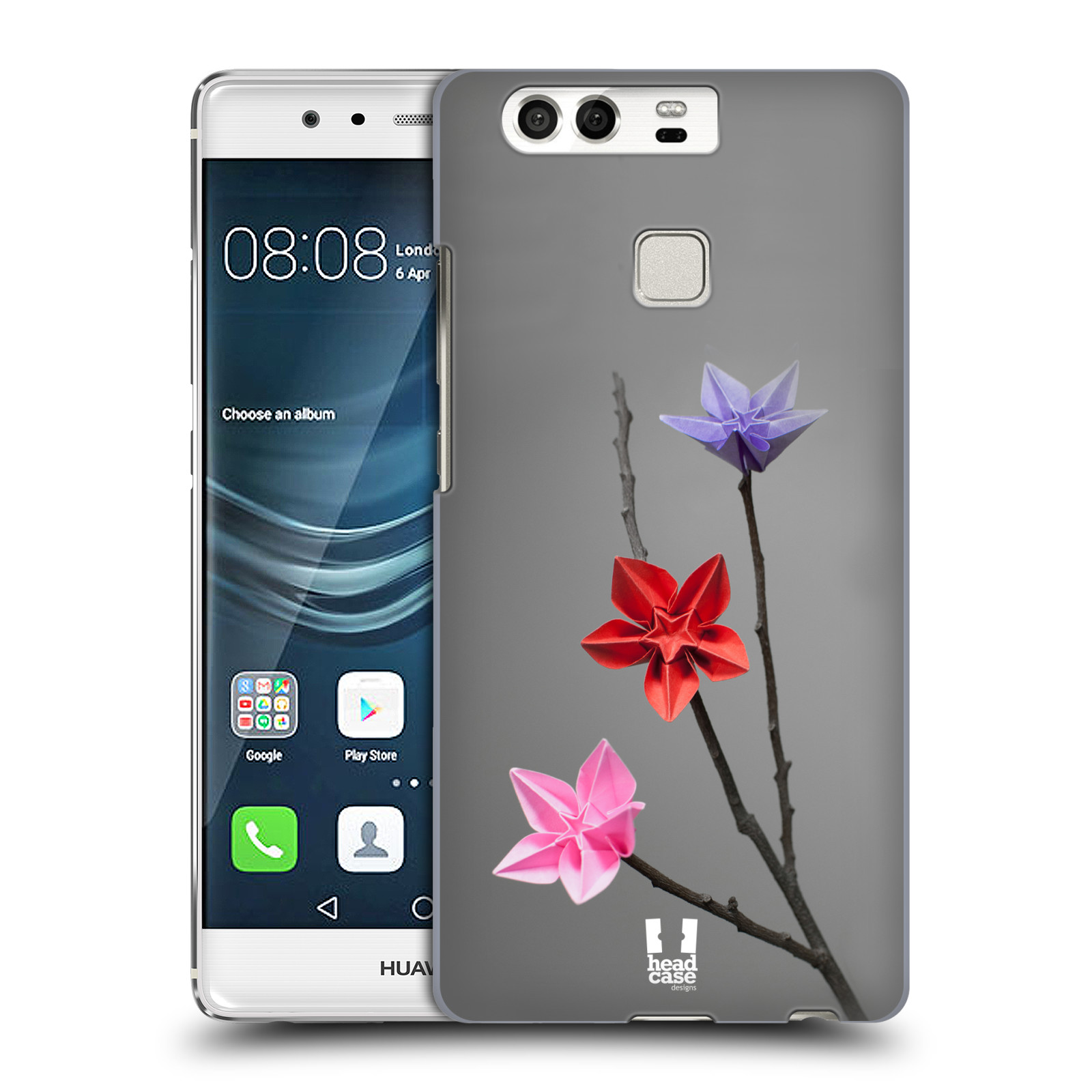 HEAD CASE plastový obal na mobil Huawei P9 / P9 DUAL SIM vzor ORIGAMI KVĚTINA hvězda