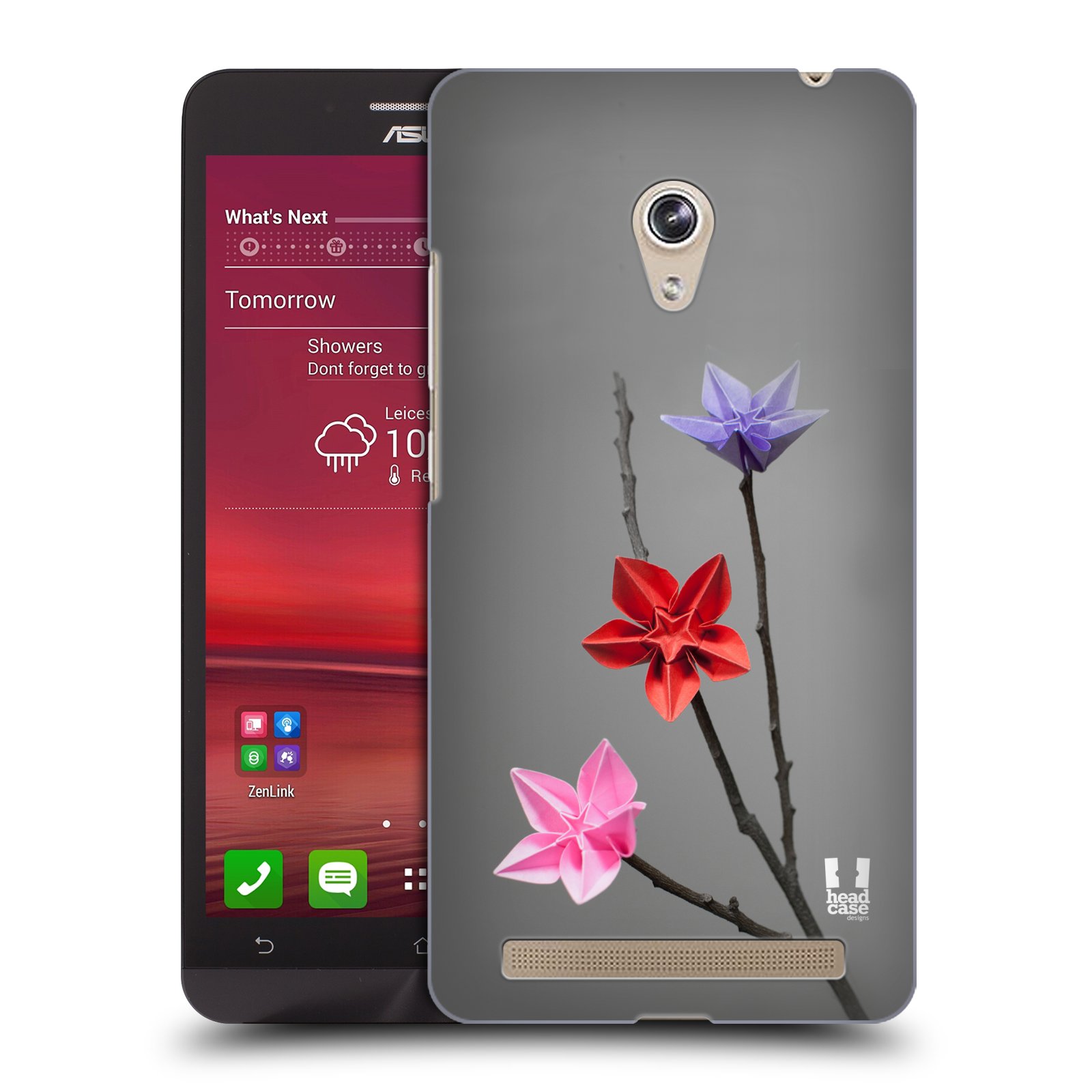HEAD CASE plastový obal na mobil Asus Zenfone 6 vzor ORIGAMI KVĚTINA hvězda