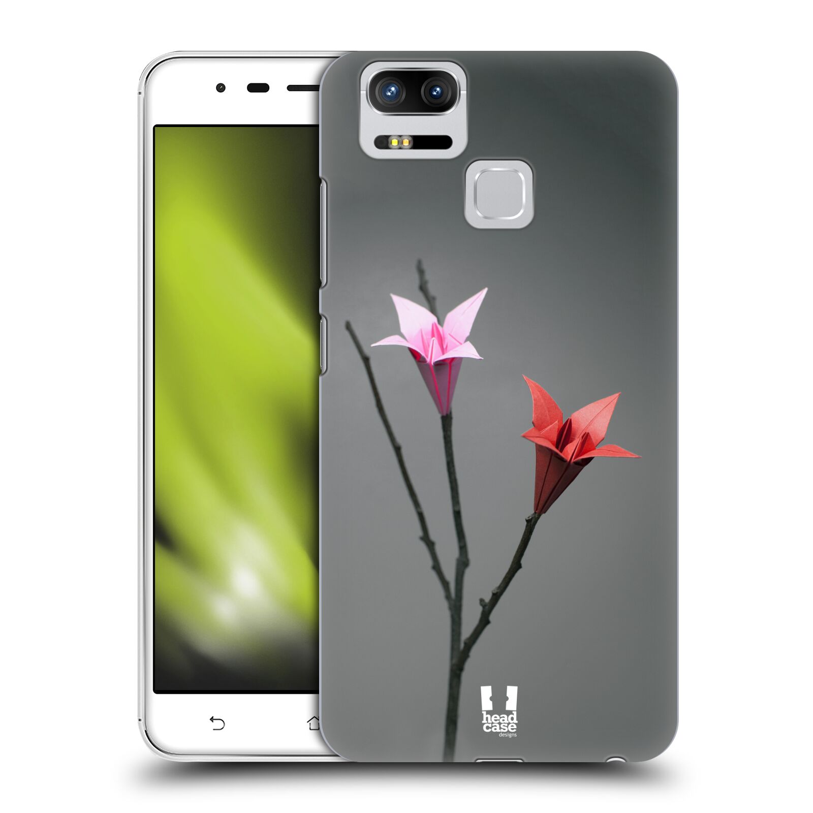 HEAD CASE plastový obal na mobil Asus Zenfone 3 Zoom ZE553KL vzor ORIGAMI KVĚTINA Lilie