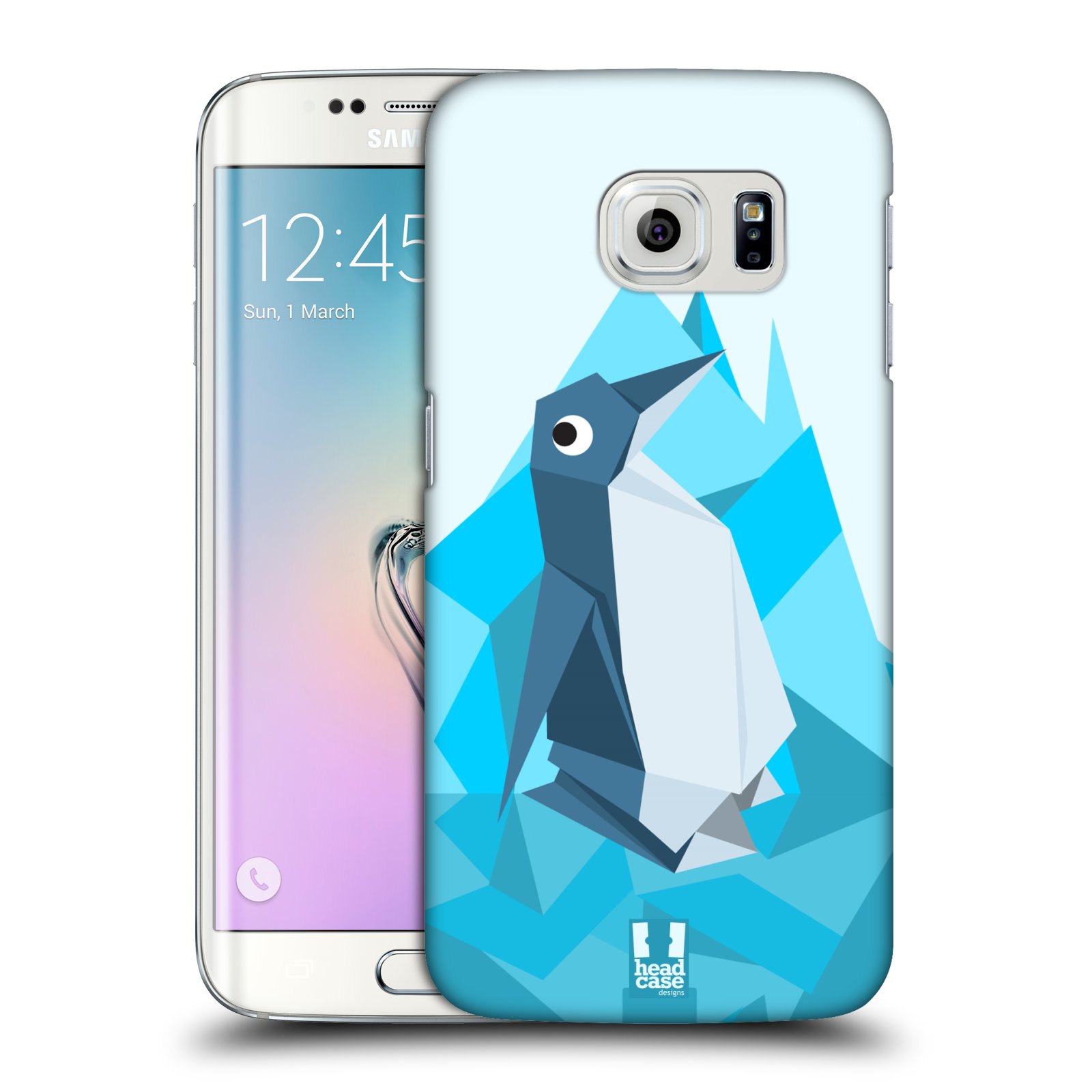 HEAD CASE plastový obal na mobil SAMSUNG Galaxy S6 EDGE (G9250, G925, G925F) vzor ORIGAMI Zvířátka TUČŇÁK