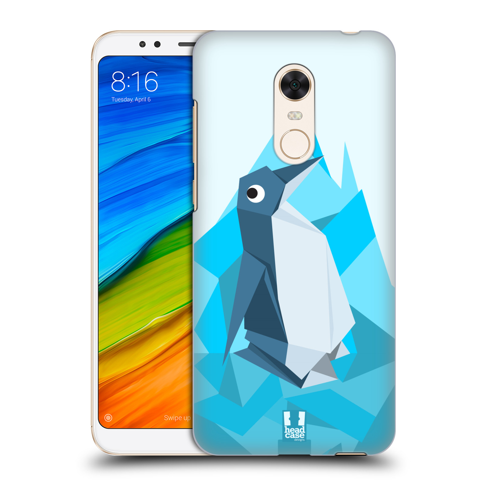 HEAD CASE plastový obal na mobil Xiaomi Redmi 5 PLUS vzor ORIGAMI Zvířátka TUČŇÁK
