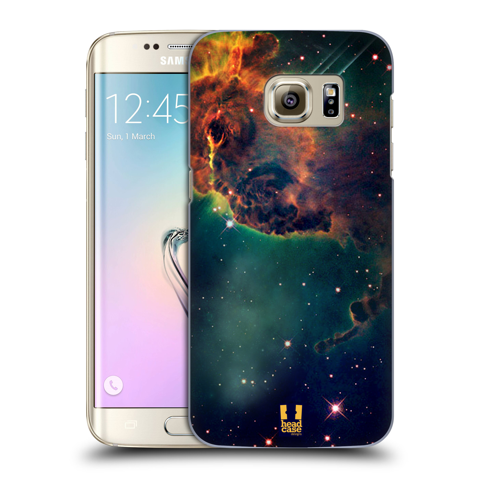 HEAD CASE plastový obal na mobil SAMSUNG GALAXY S7 EDGE vzor Vesmírná krása MLHOVINA