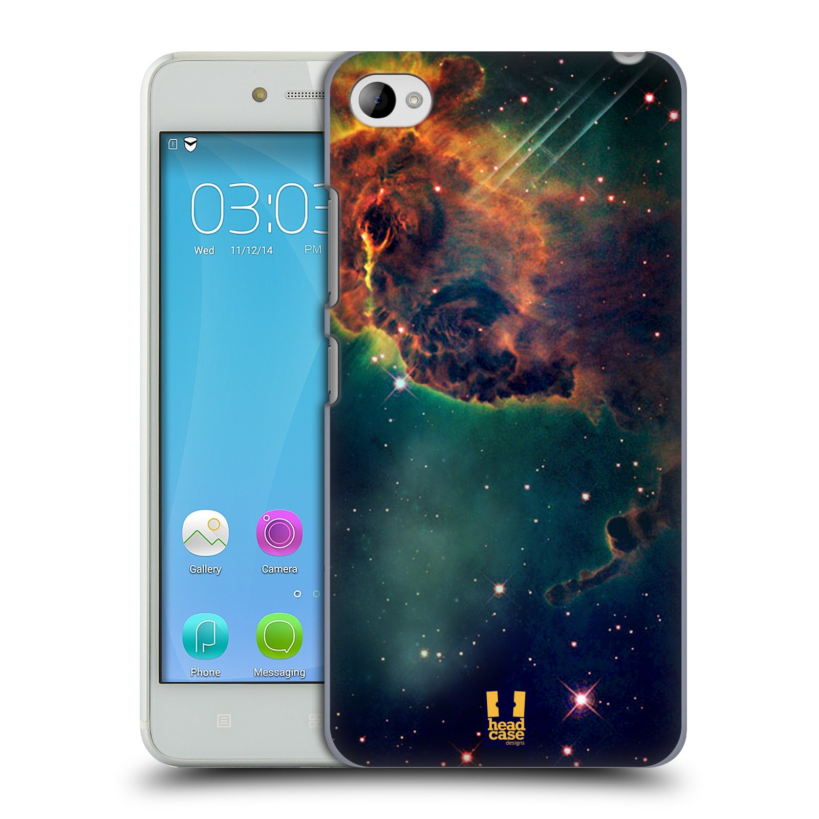 HEAD CASE pevný plastový obal na mobil LENOVO S90 vzor Vesmírná krása MLHOVINA