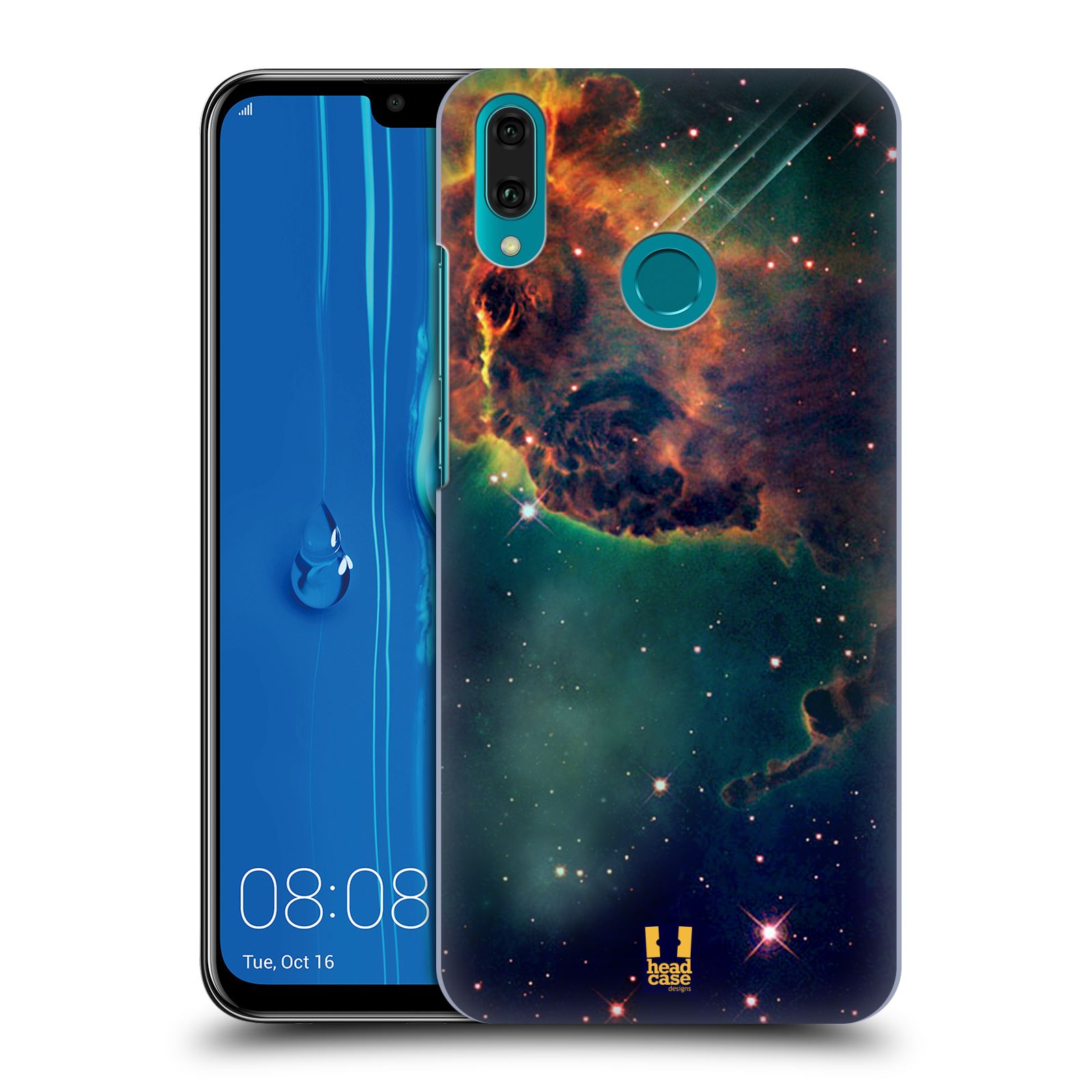 Pouzdro na mobil Huawei Y9 2019 - HEAD CASE - vzor Vesmírná krása MLHOVINA