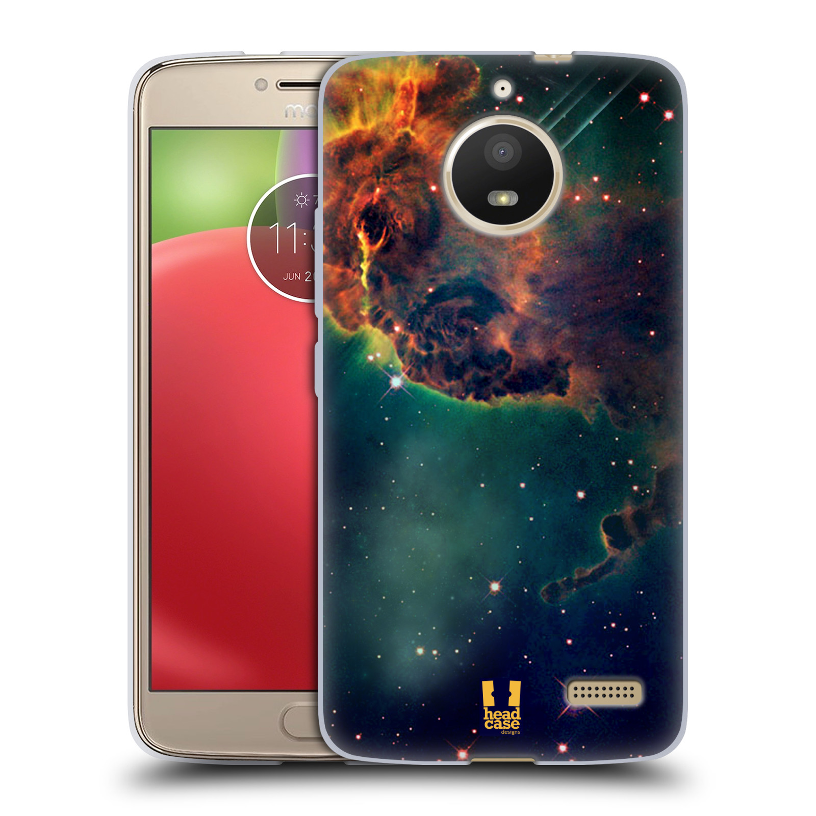 HEAD CASE silikonový obal na mobil Lenovo Moto E4 vzor Vesmírná krása MLHOVINA