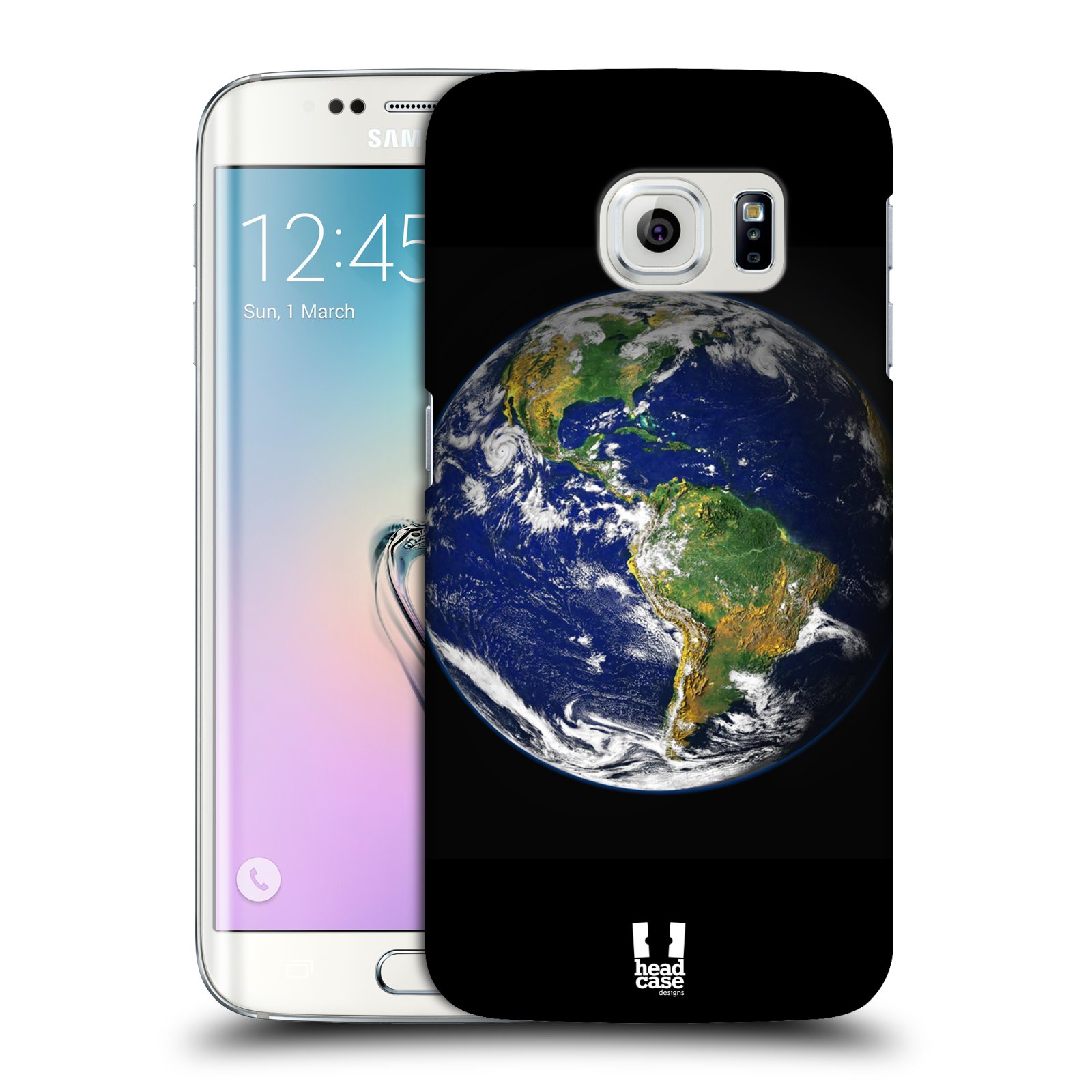 HEAD CASE plastový obal na mobil SAMSUNG Galaxy S6 EDGE (G9250, G925, G925F) vzor Vesmírná krása ZEMĚ