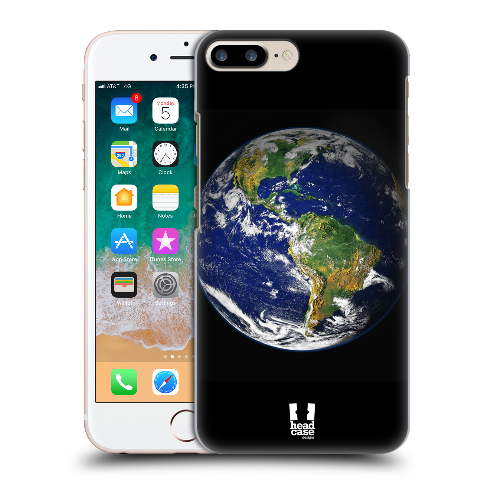 HEAD CASE plastový obal na mobil Apple Iphone 7 PLUS vzor Vesmírná krása ZEMĚ