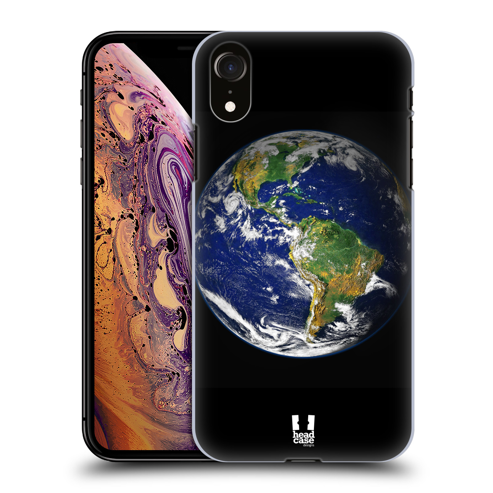 HEAD CASE plastový obal na mobil Apple Iphone XR vzor Vesmírná krása ZEMĚ