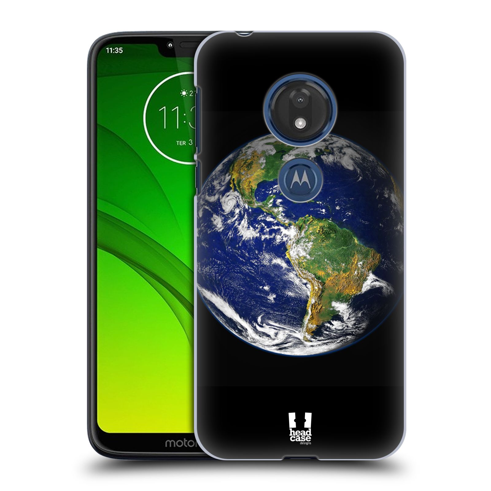 Pouzdro na mobil Motorola Moto G7 Play vzor Vesmírná krása ZEMĚ