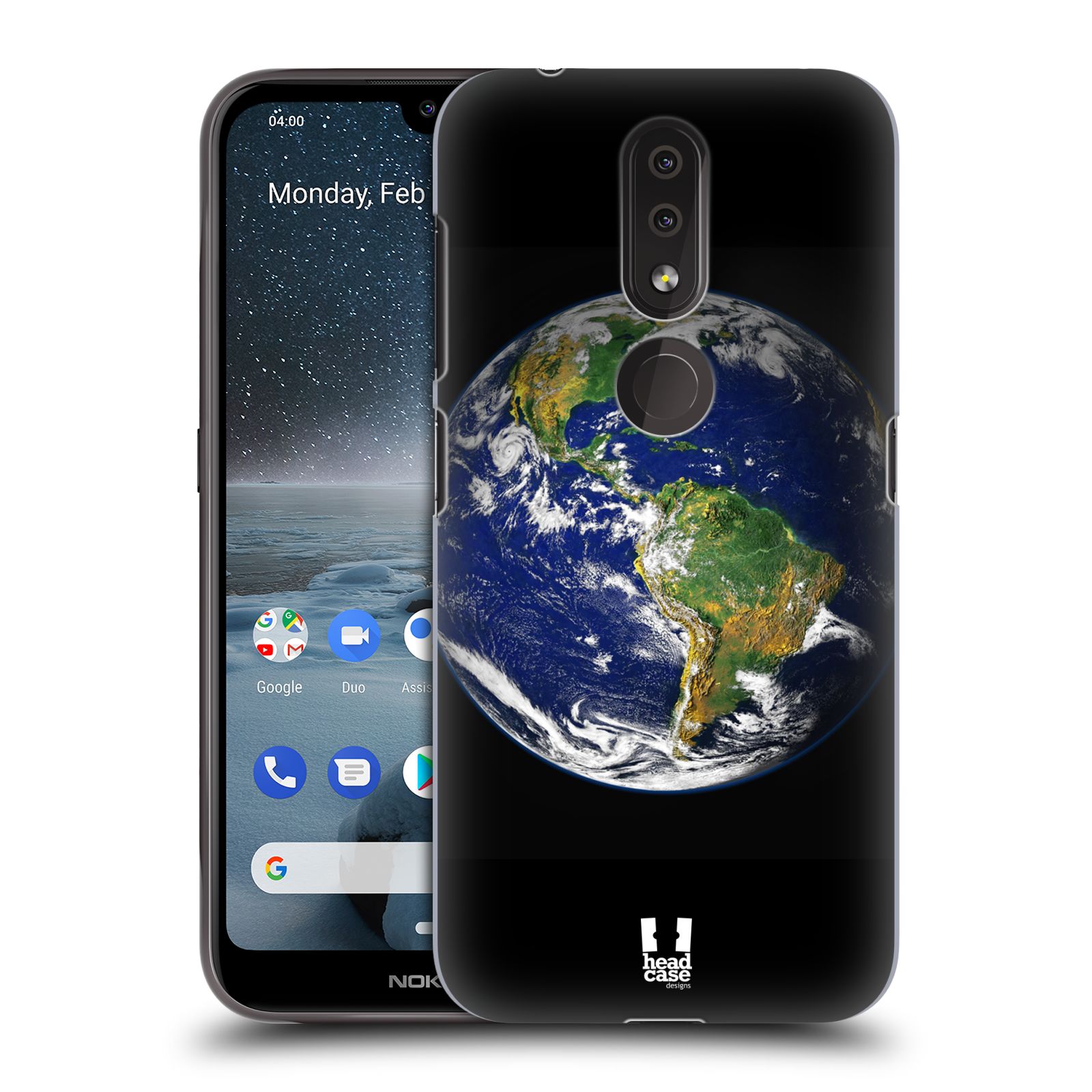 Pouzdro na mobil Nokia 4.2 - HEAD CASE - vzor Vesmírná krása ZEMĚ