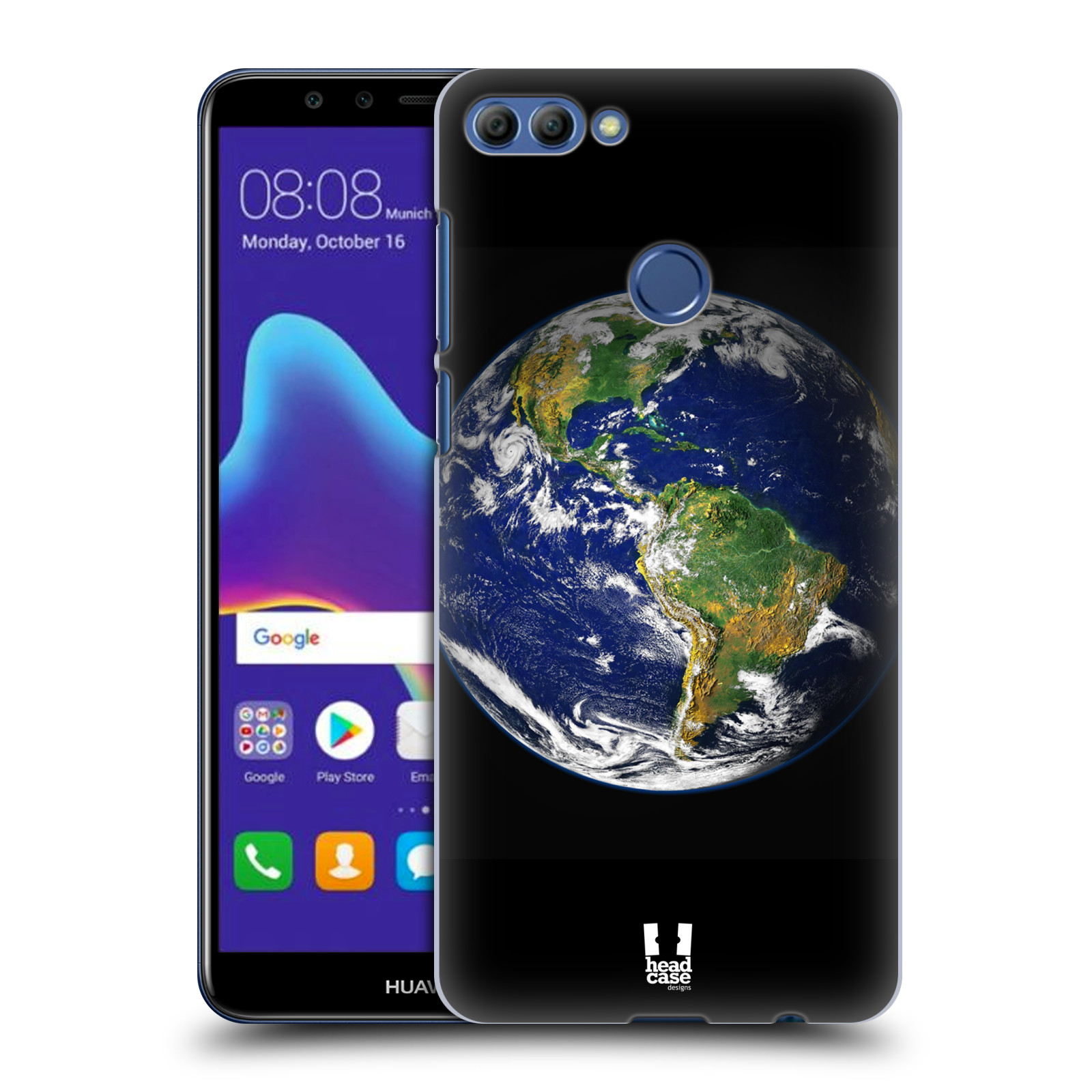 HEAD CASE plastový obal na mobil Huawei Y9 2018 vzor Vesmírná krása ZEMĚ
