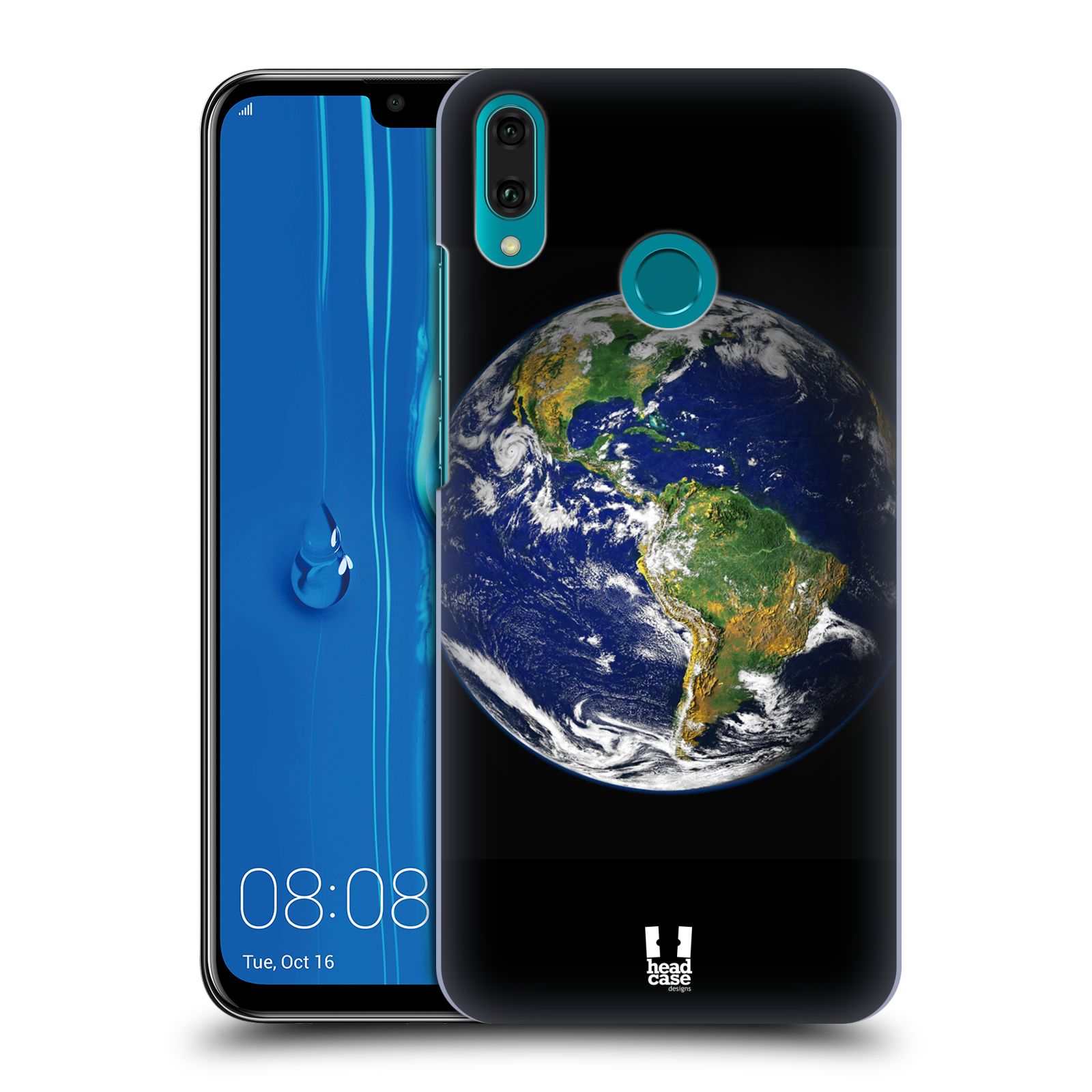 Pouzdro na mobil Huawei Y9 2019 - HEAD CASE - vzor Vesmírná krása ZEMĚ