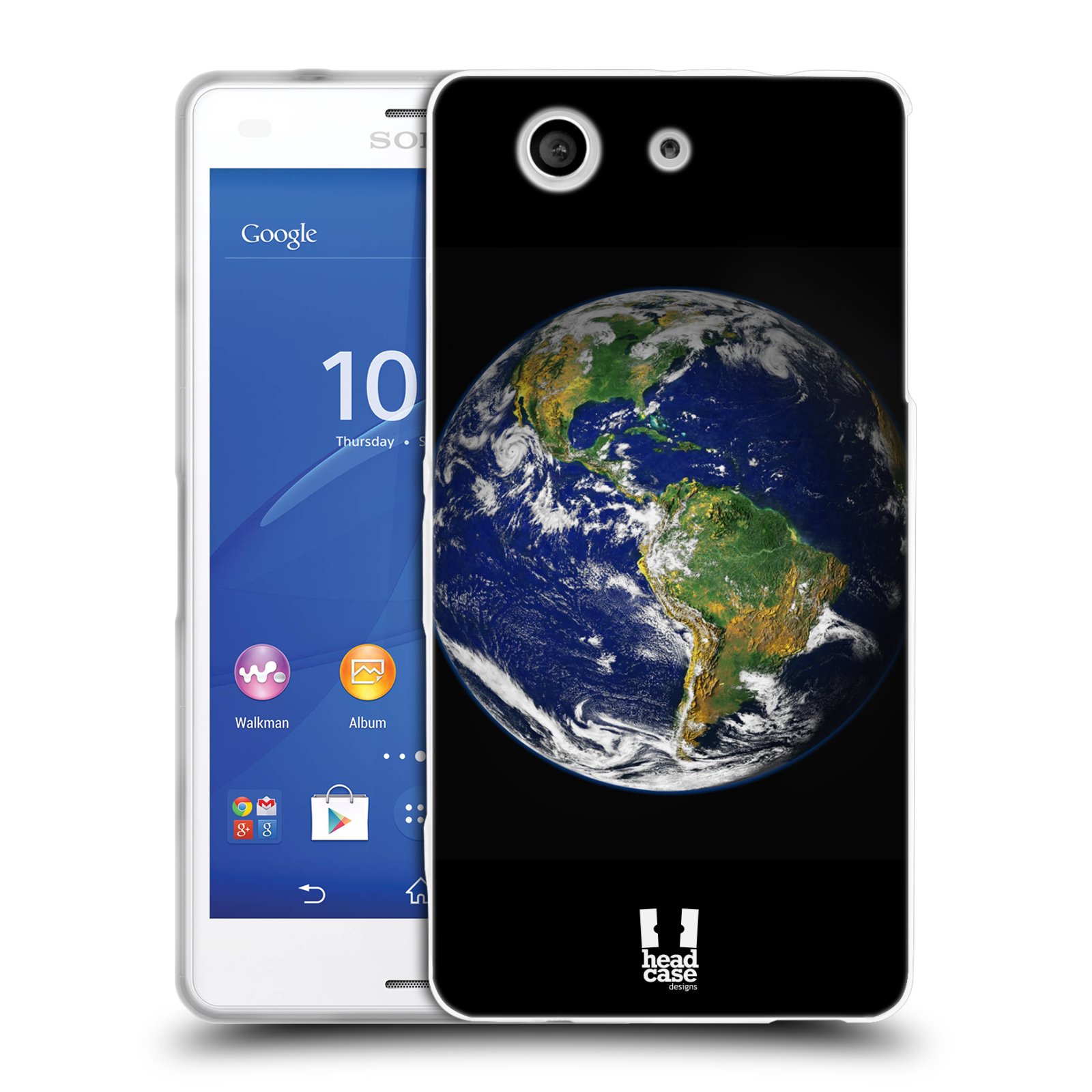 HEAD CASE silikonový obal na mobil Sony Xperia Z3 COMPACT (D5803) vzor Vesmírná krása ZEMĚ