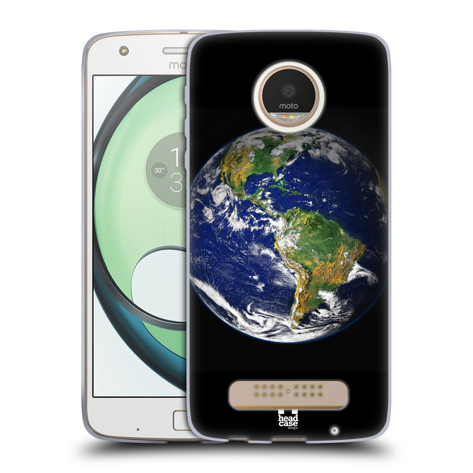 HEAD CASE silikonový obal na mobil Lenovo Moto Z Play vzor Vesmírná krása ZEMĚ