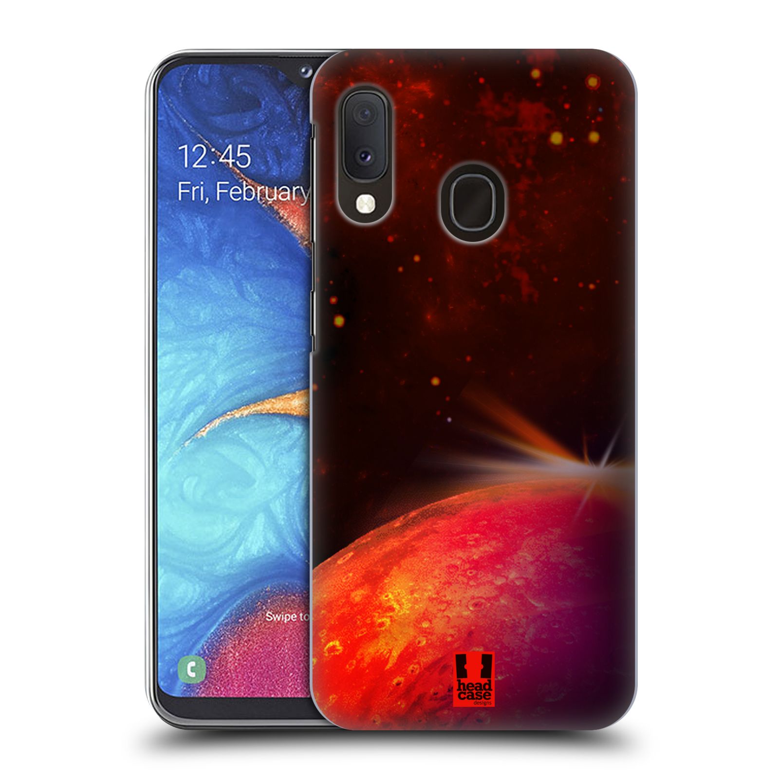 Zadní obal pro mobil Samsung Galaxy A20E - HEAD CASE - Vesmírné planery Mars