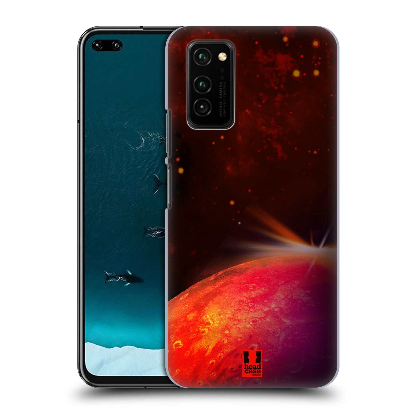 Zadní obal pro mobil Honor View 30 - HEAD CASE - Vesmírné planery Mars