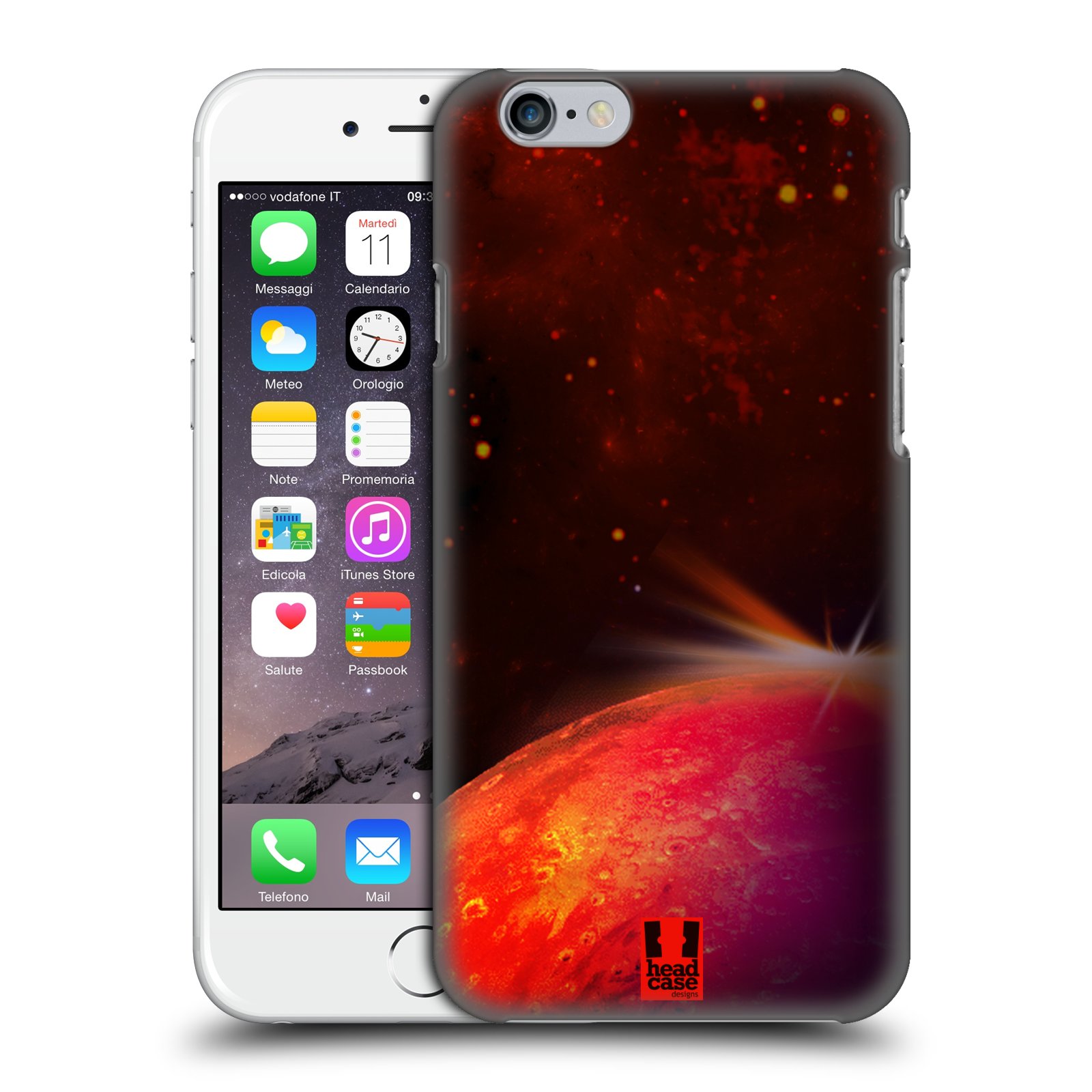 Zadní obal pro mobil Apple Iphone 6/6S - HEAD CASE - Vesmírné planery Mars