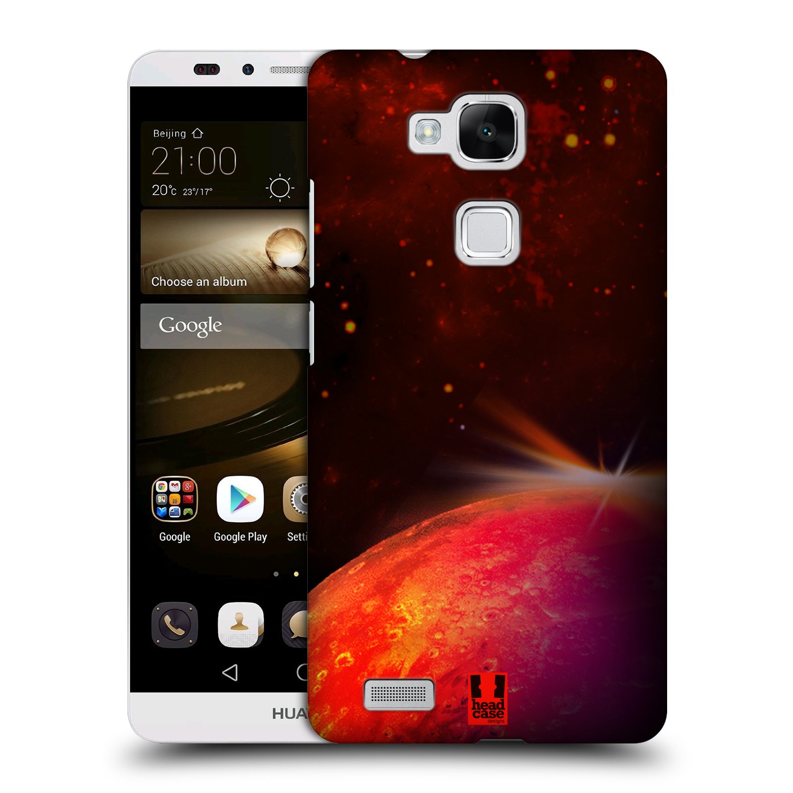 HEAD CASE plastový obal na mobil Huawei Mate 7 vzor Vesmírná krása MARS RUDÁ PLANETA