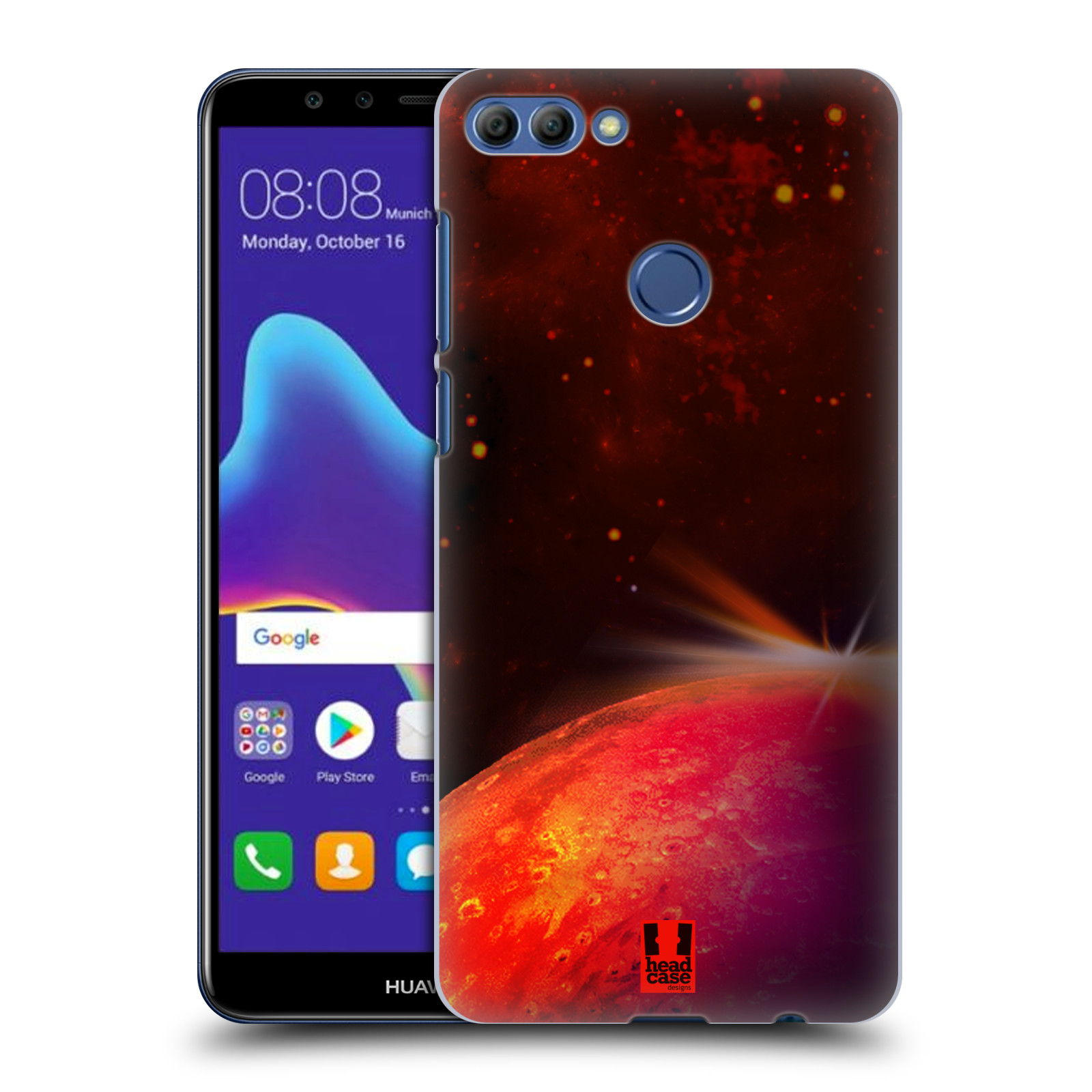 HEAD CASE plastový obal na mobil Huawei Y9 2018 vzor Vesmírná krása MARS RUDÁ PLANETA