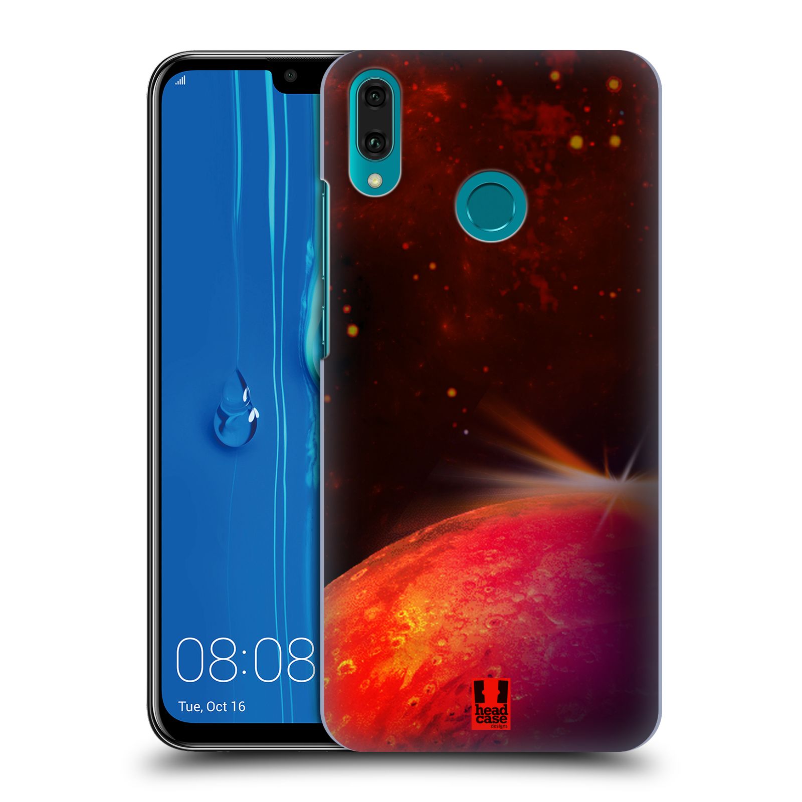 Pouzdro na mobil Huawei Y9 2019 - HEAD CASE - vzor Vesmírná krása MARS RUDÁ PLANETA