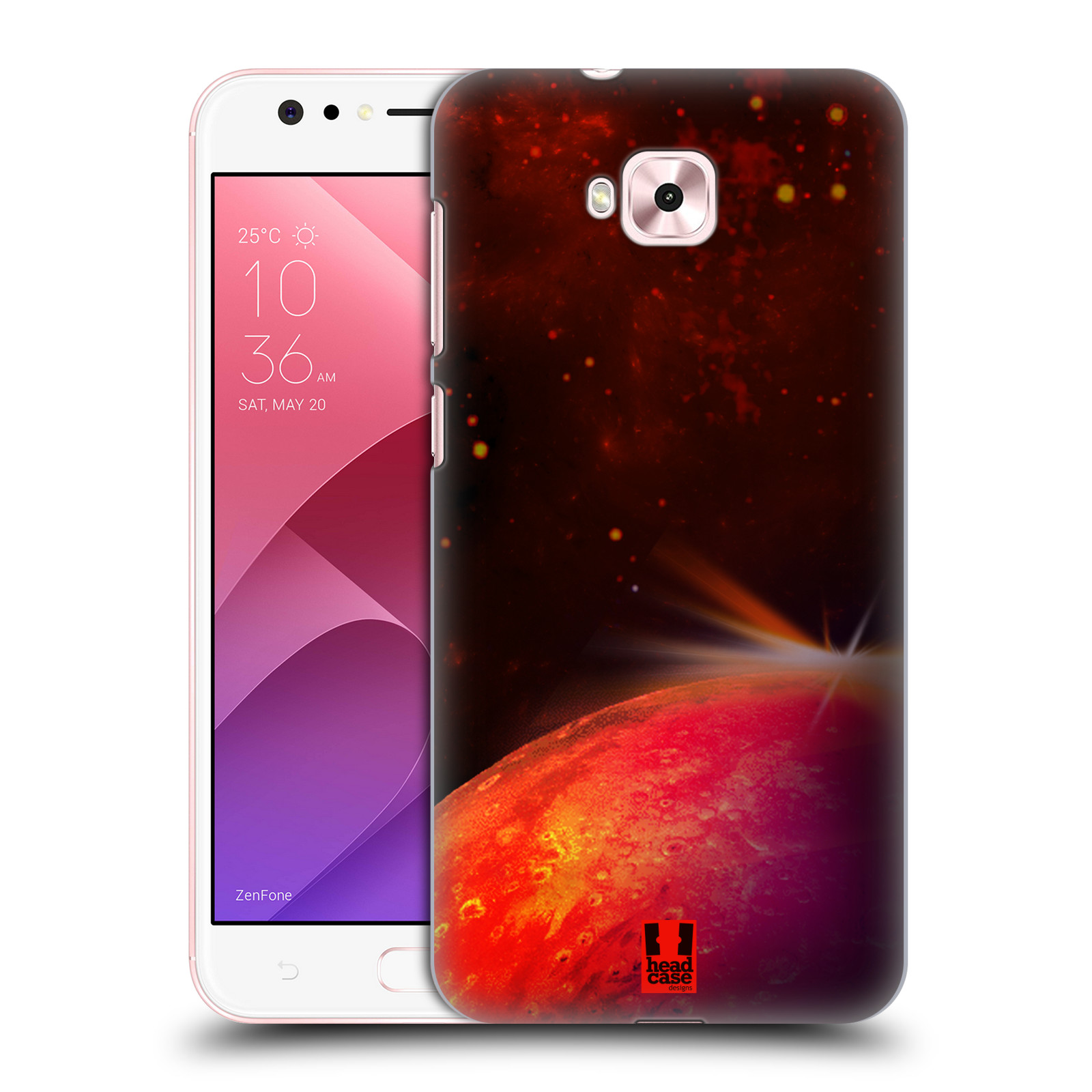 Zadní obal pro mobil Asus Zenfone 4 Selfie ZD553KL - HEAD CASE - Vesmírné planery Mars