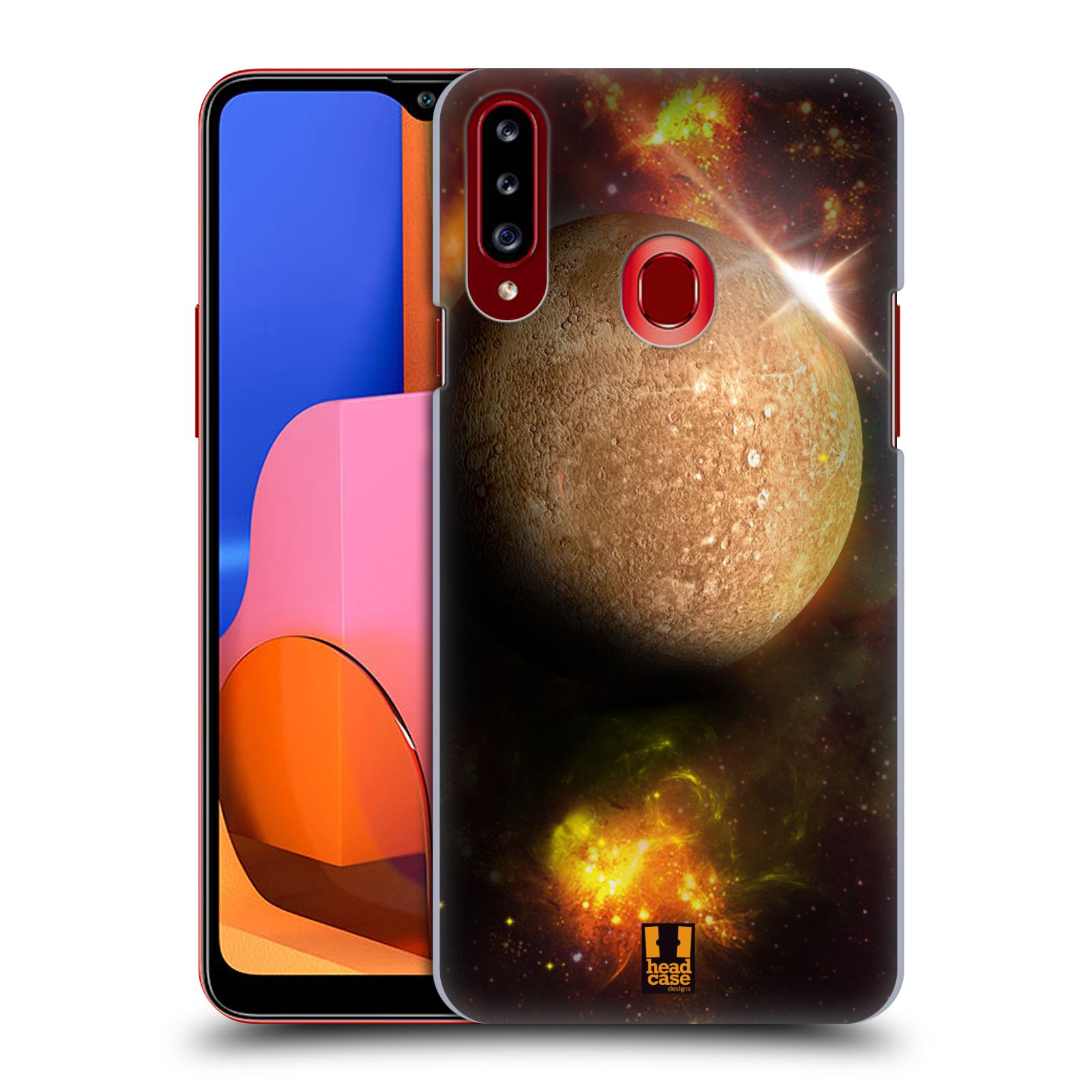 HEAD CASE plastový obal na mobil Samsung Galaxy A20s vzor Vesmírná krása MERKUR PLANETA
