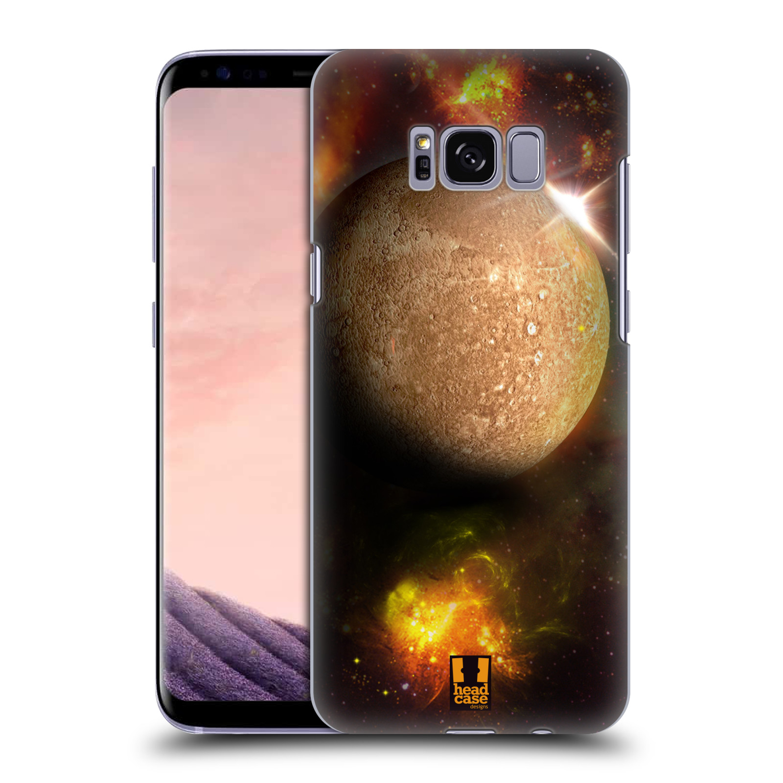 HEAD CASE plastový obal na mobil Samsung Galaxy S8 vzor Vesmírná krása MERKUR PLANETA