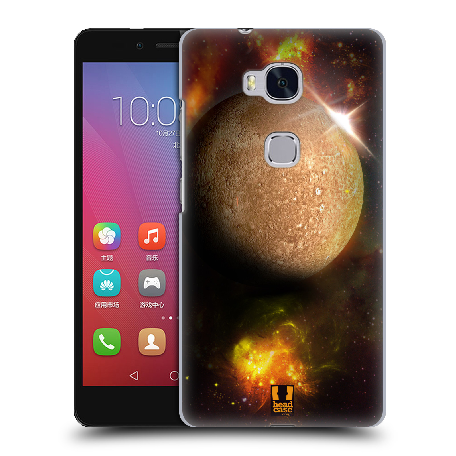 HEAD CASE pevný plastový obal na mobil HUAWEI HONOR 5X vzor Vesmírná krása MERKUR PLANETA