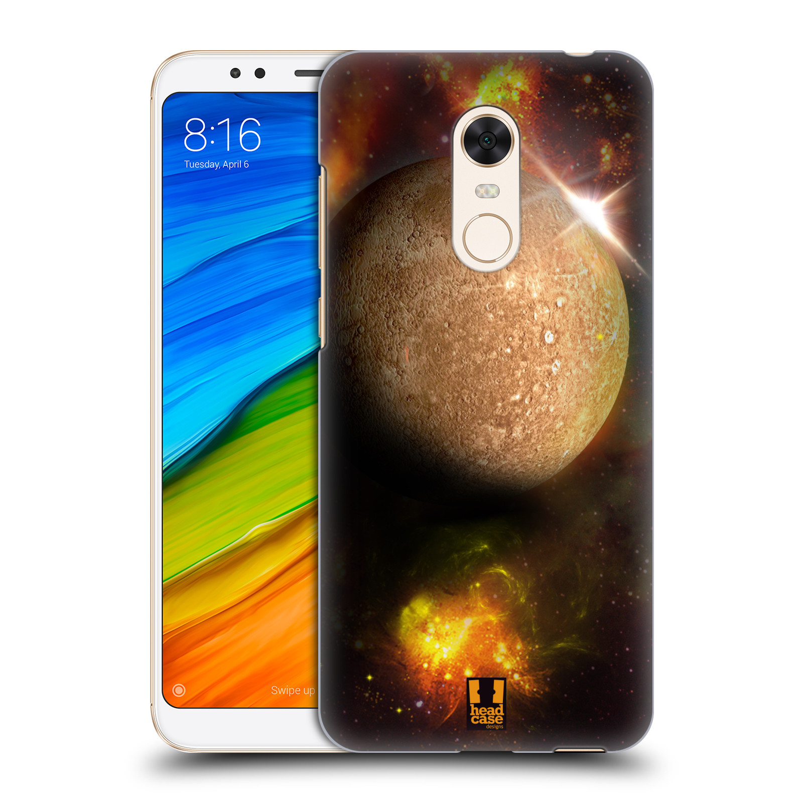 HEAD CASE plastový obal na mobil Xiaomi Redmi 5 PLUS vzor Vesmírná krása MERKUR PLANETA