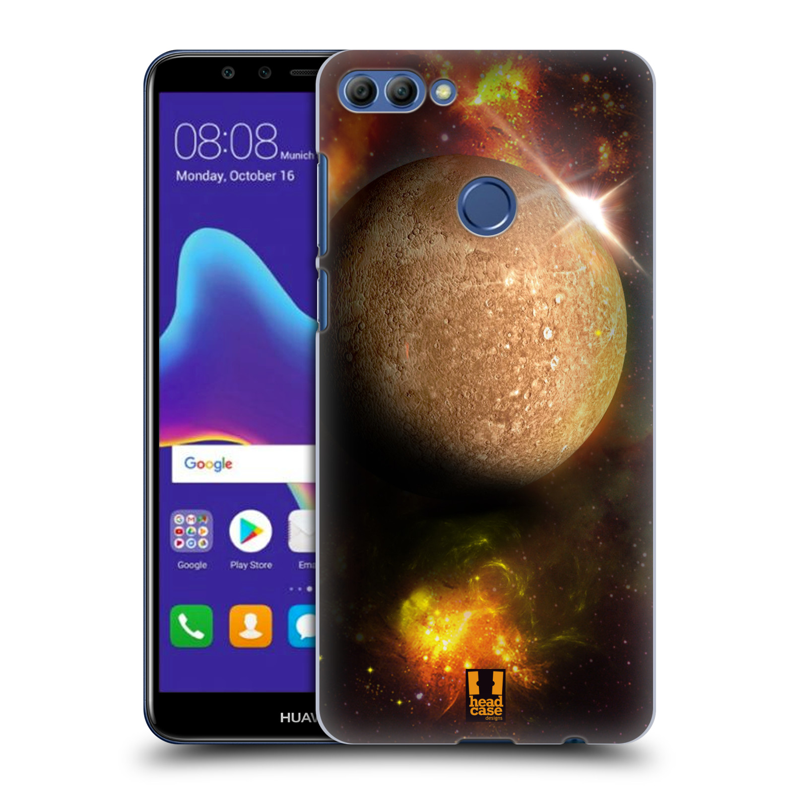 HEAD CASE plastový obal na mobil Huawei Y9 2018 vzor Vesmírná krása MERKUR PLANETA