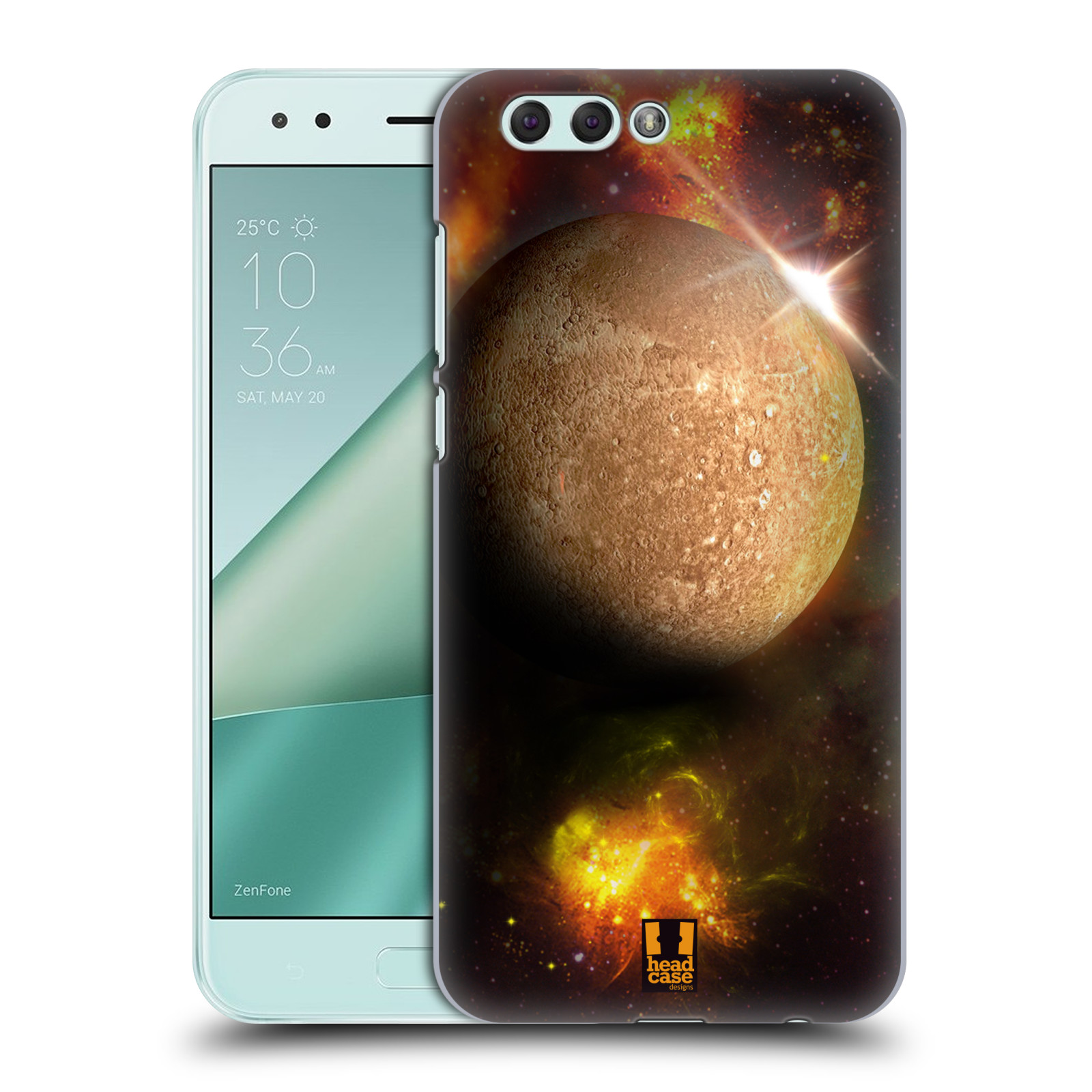 HEAD CASE plastový obal na mobil Asus Zenfone 4 ZE554KL vzor Vesmírná krása MERKUR PLANETA