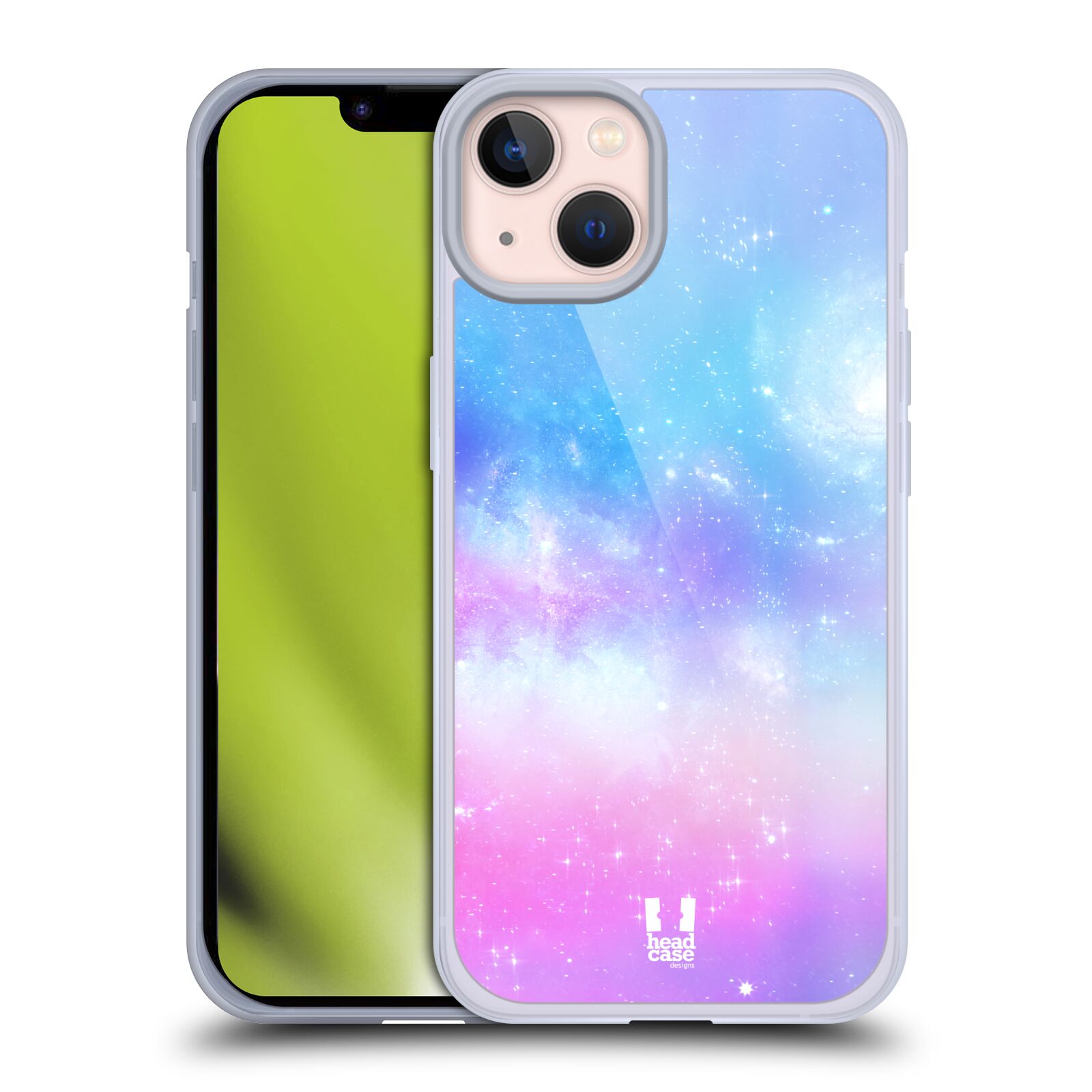 Silikonový obal na mobil Apple iPhone 13 - HEAD CASE - Modrá Galaxie