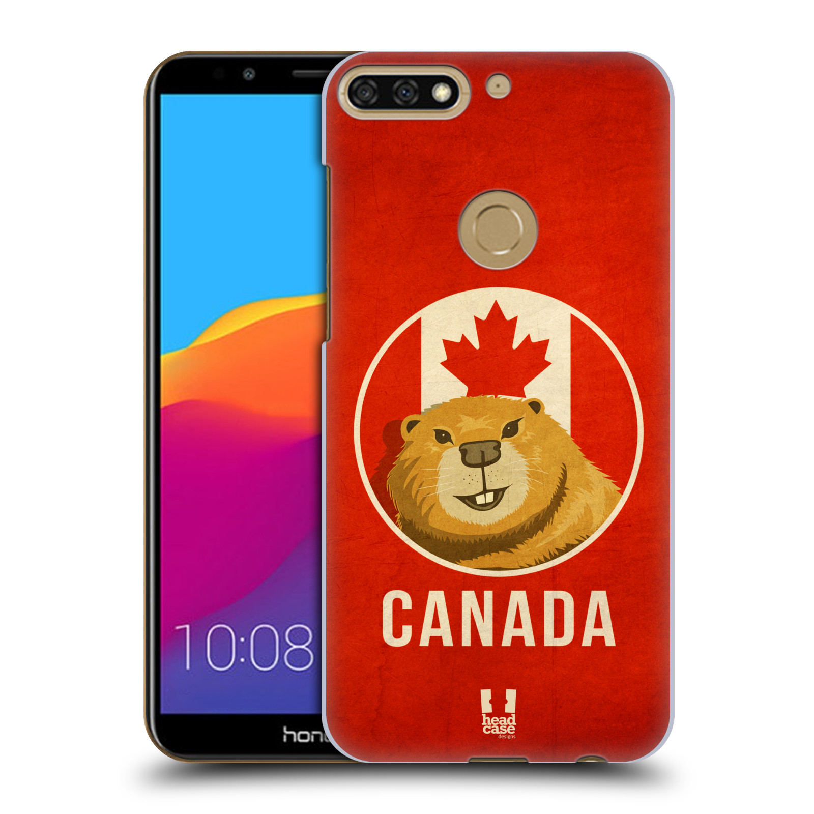 HEAD CASE plastový obal na mobil Honor 7c vzor Patriotismus zvíře symbol CANADA BOBR